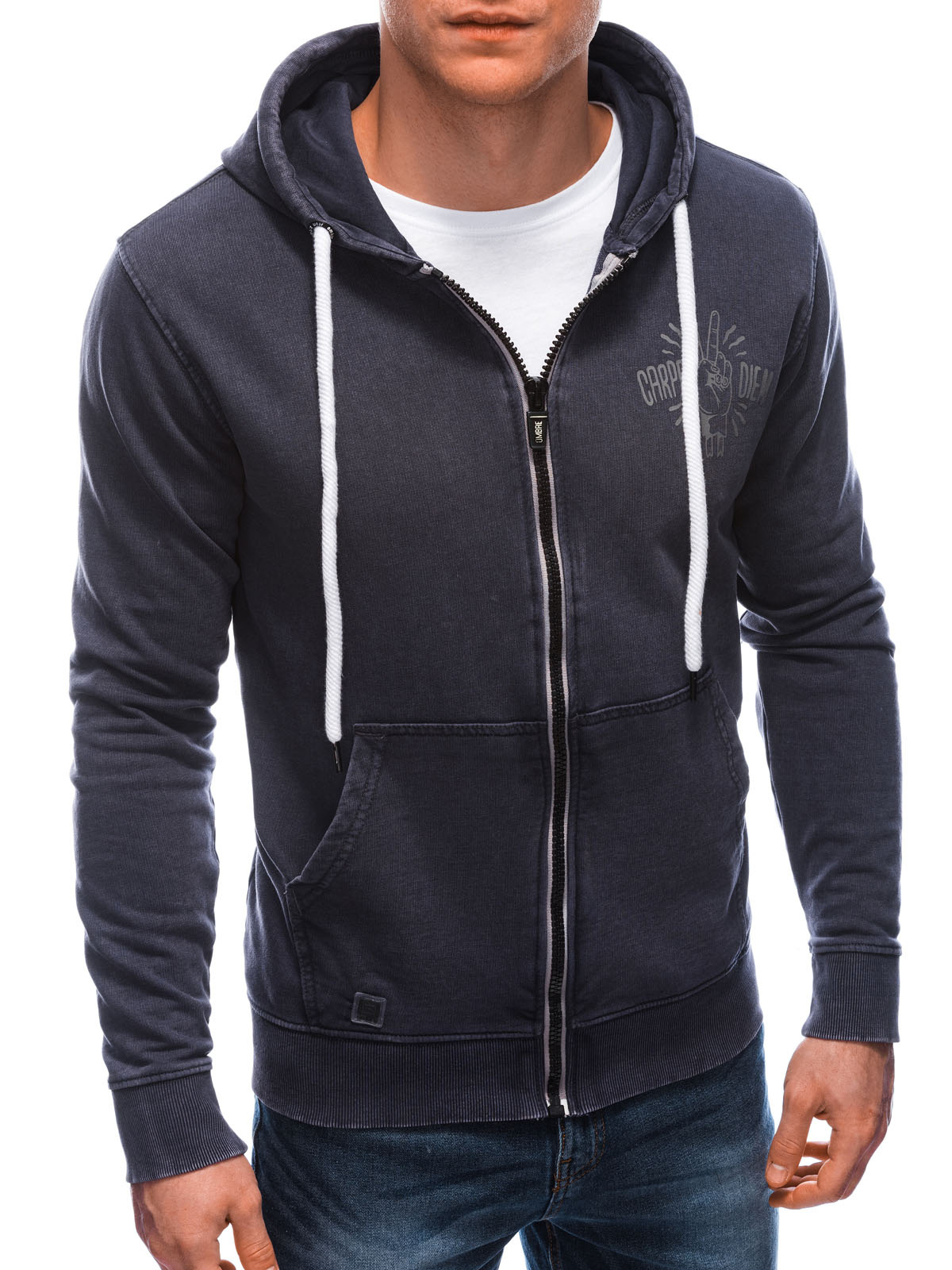 Ombre Mens hooded sweatshirt