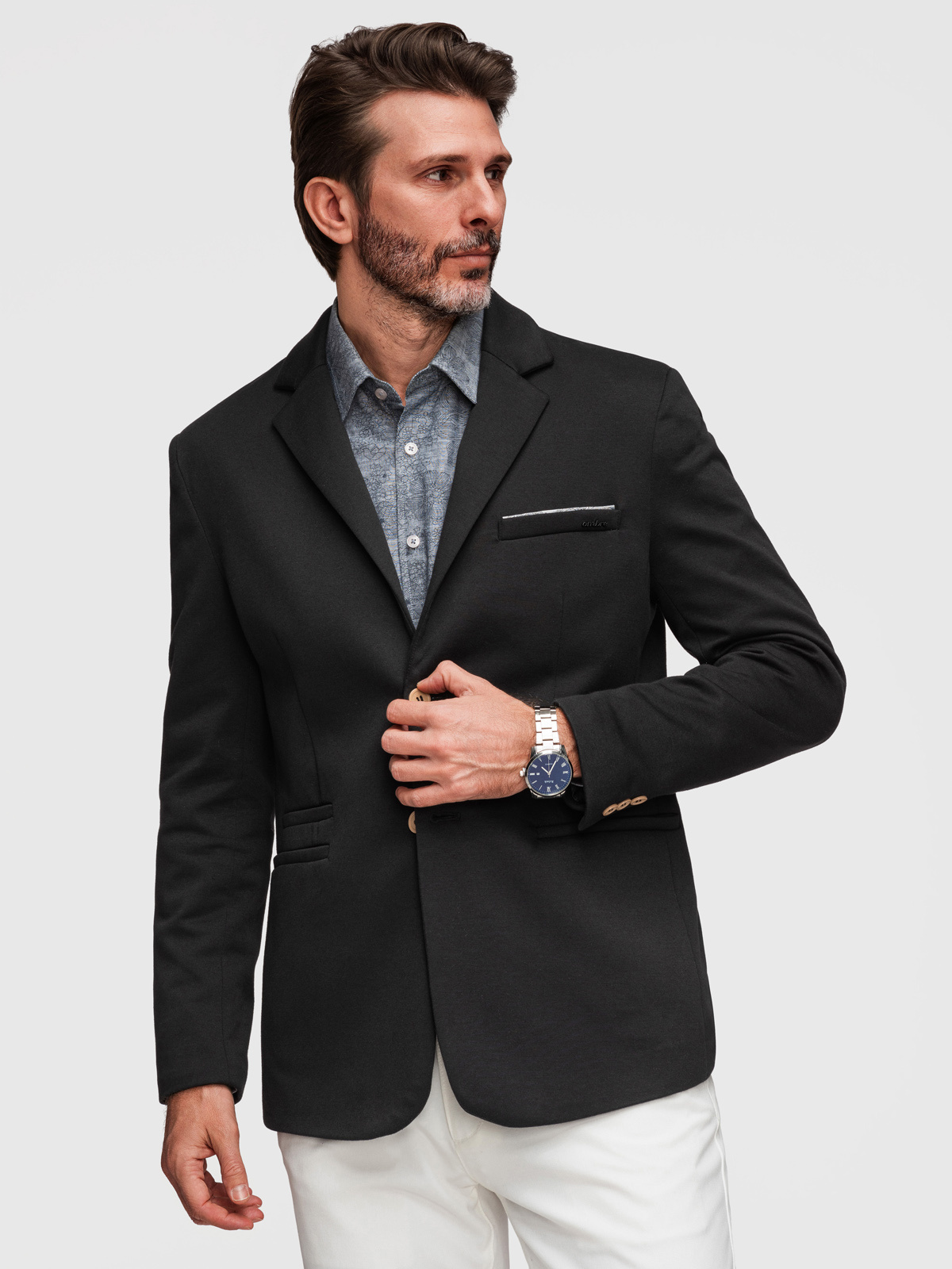 Sportivă pentru bărbați jachetă Ombre – design fiabilă