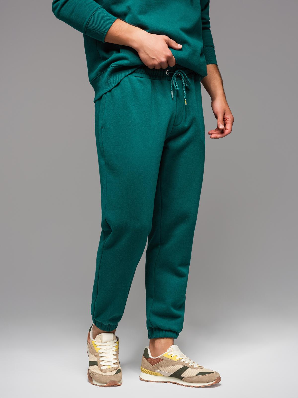 Ombre Classic unisex sweatpants with drawstrings - dark green