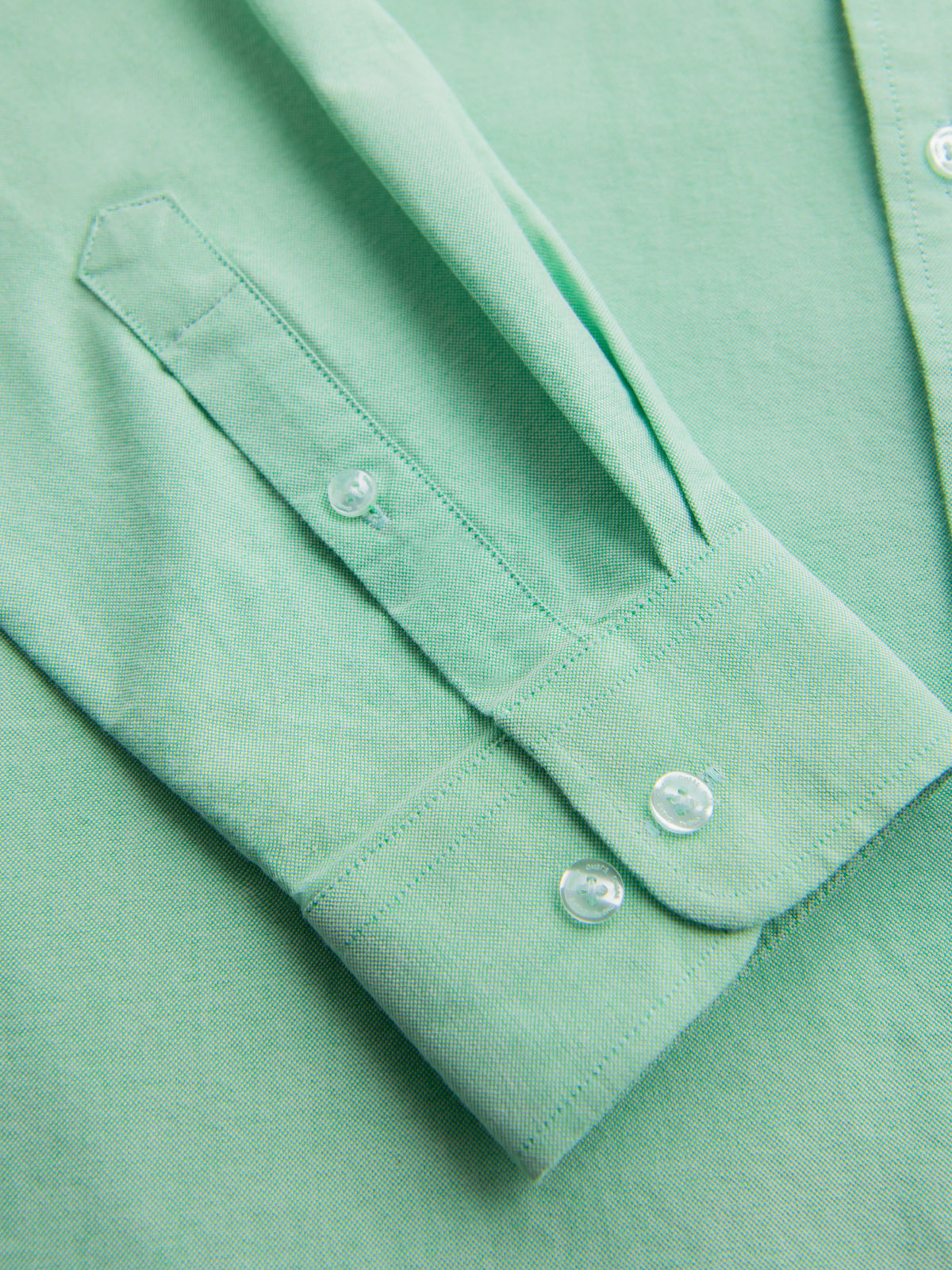Ombre Men&#039;s pastel cotton oxford shirt - mint