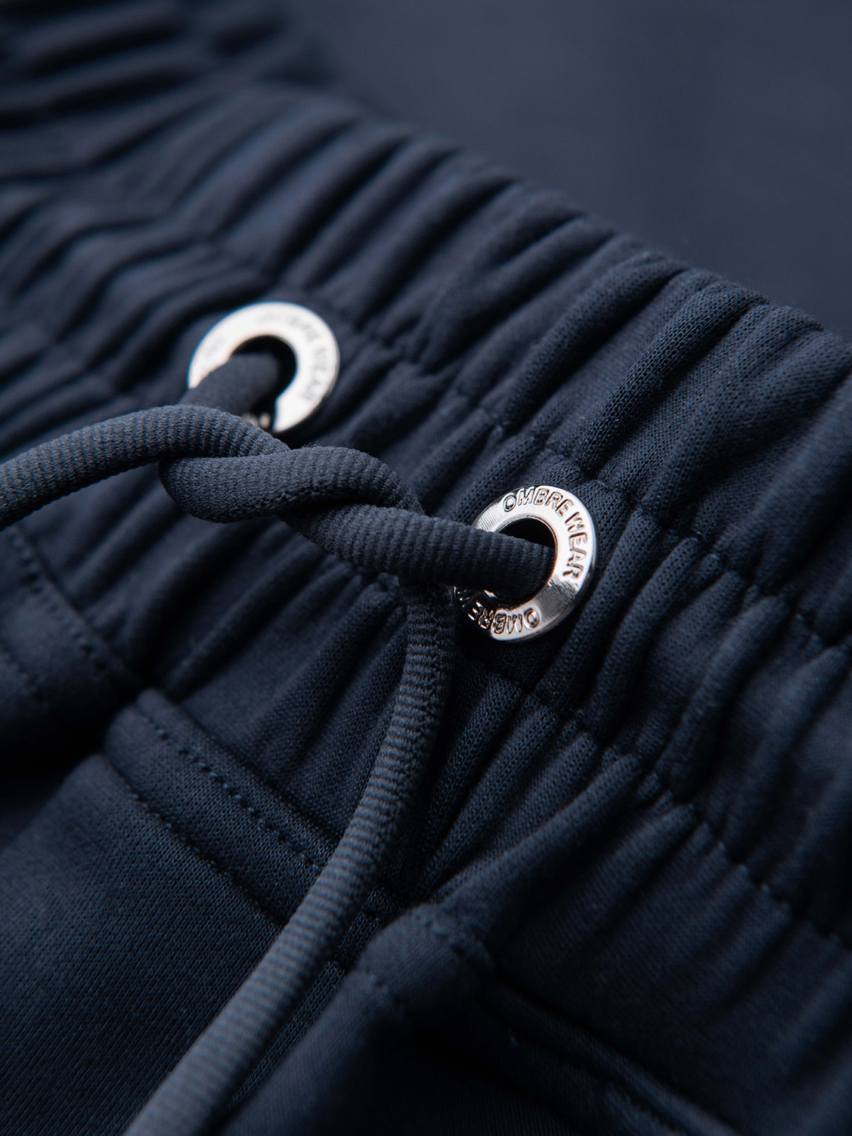 Ombre Pánske regular fit šortky - tmavomodré