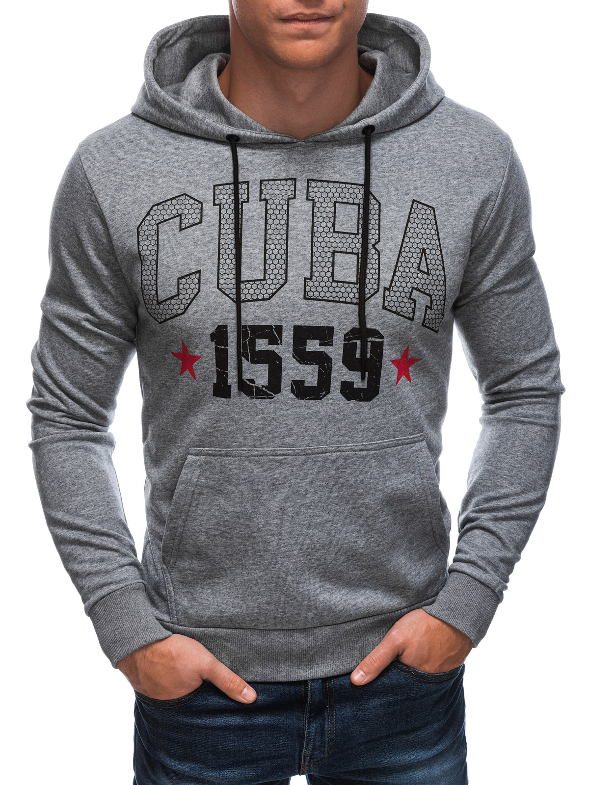 Men's hoodie Edoti Cuba