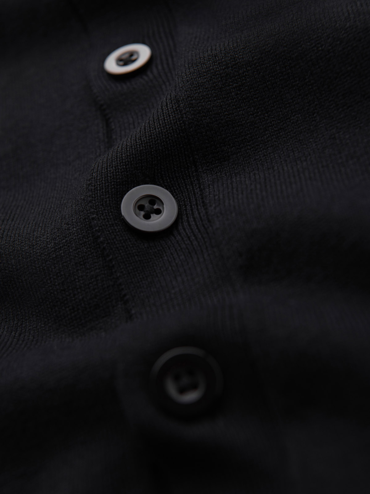 Ombre Monochrome knitted men&#039;s viscose cardigan - black