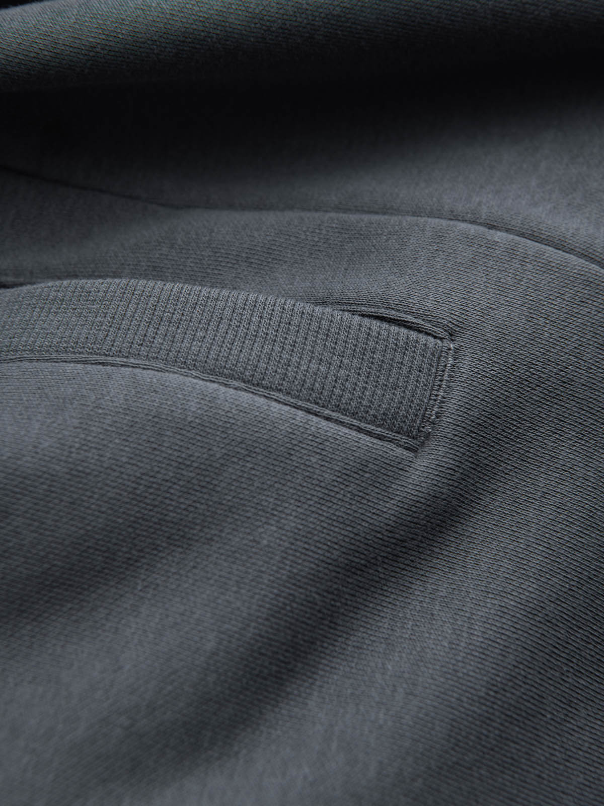 Ombre Men&#039;s BASIC cotton sweat shorts - graphite