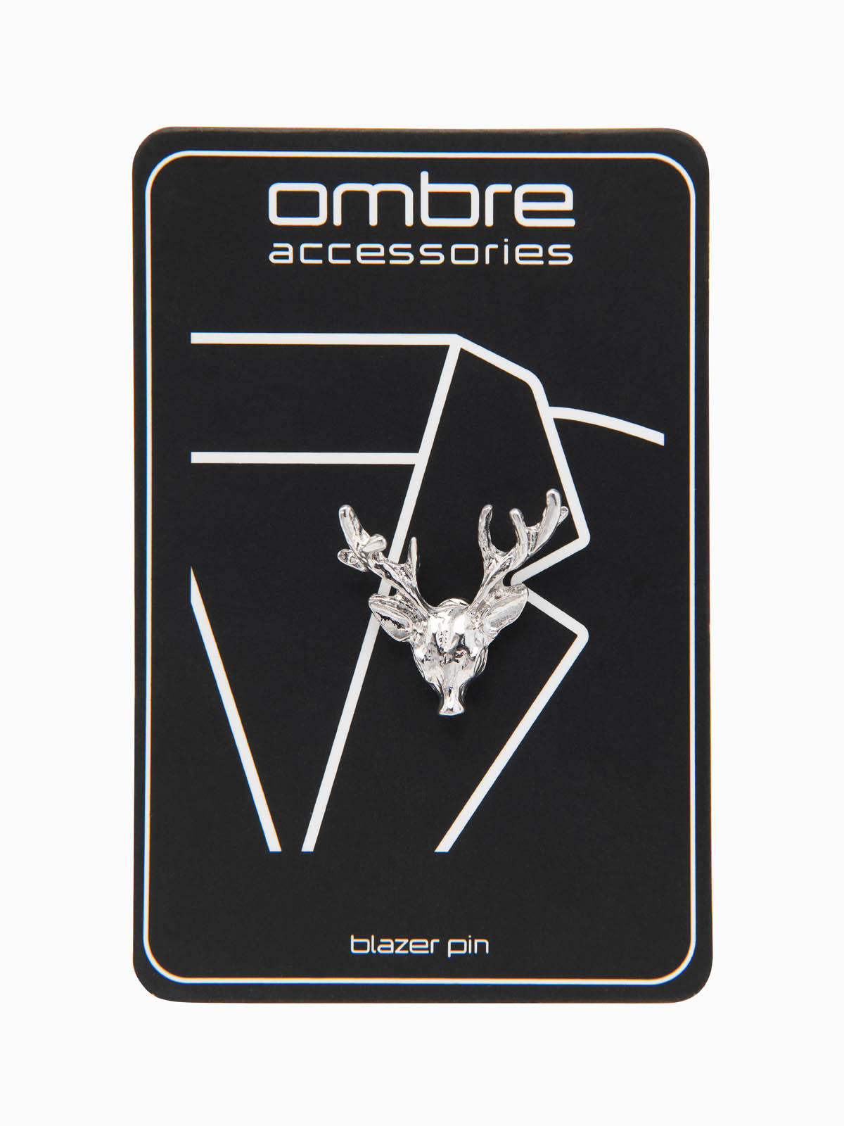 Ombre Metal decorative clothes pin deer - silver