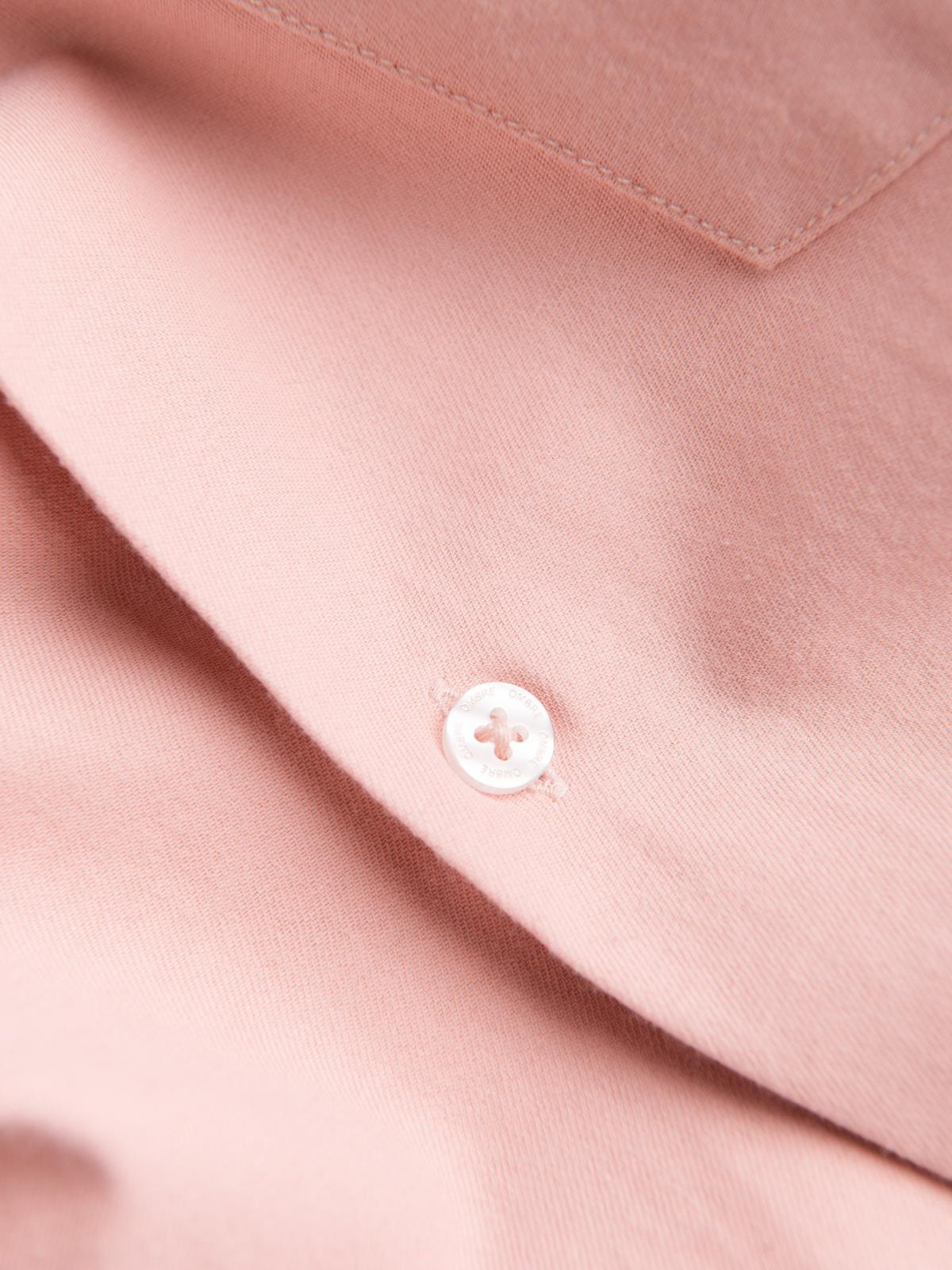 Ombre Men's REGULAR FIT shirt with pocket - pink