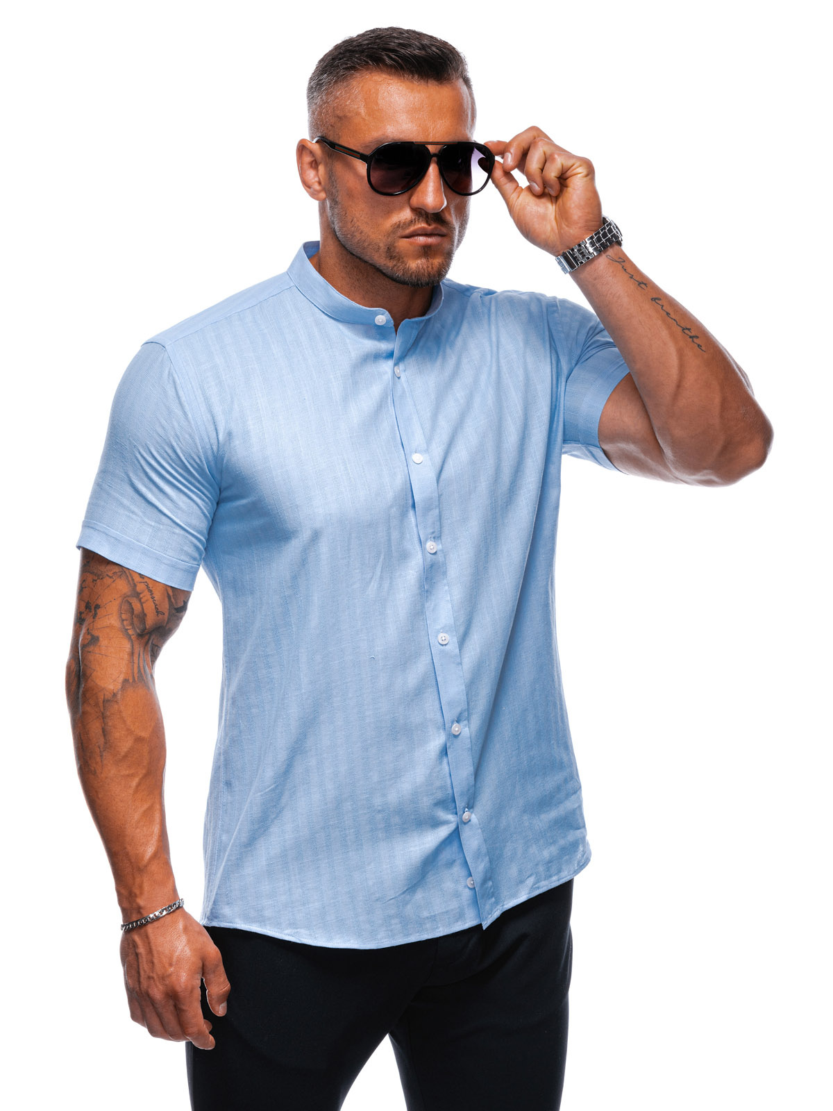 Edoti Men&#039;s short sleeve shirt