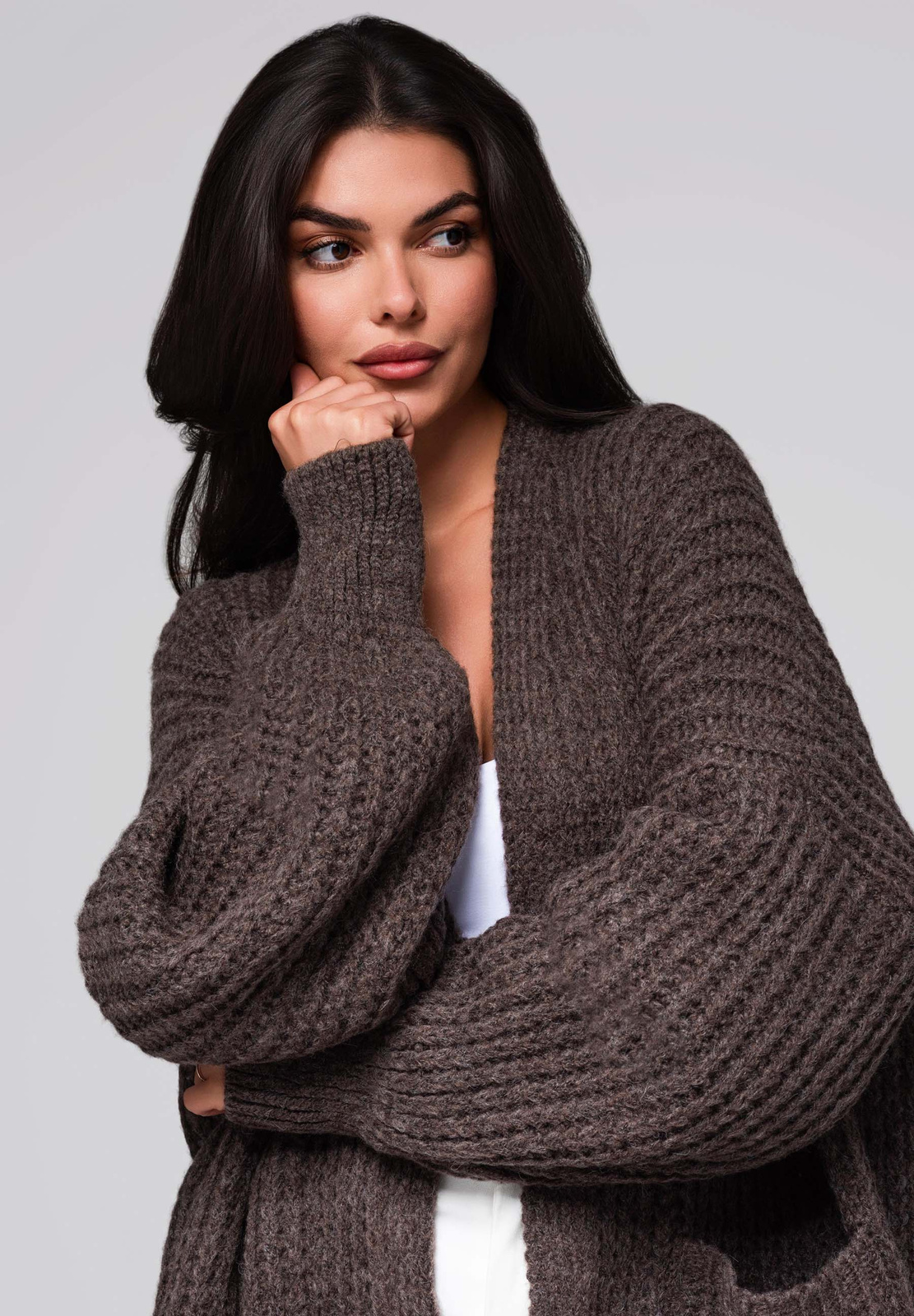 Edoti Women's cardigan LW-SWCD-0104