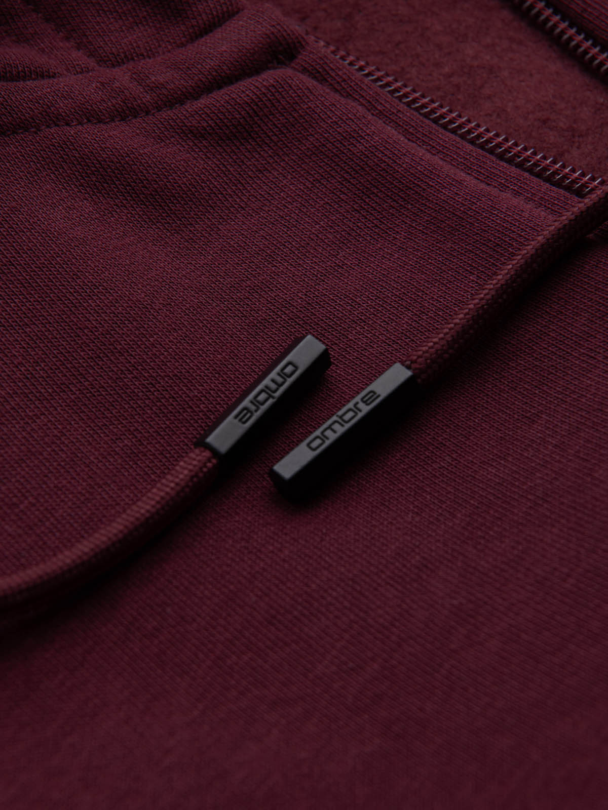 Ombre Unzipped cotton men&#039;s BASIC sweatshirt - maroon