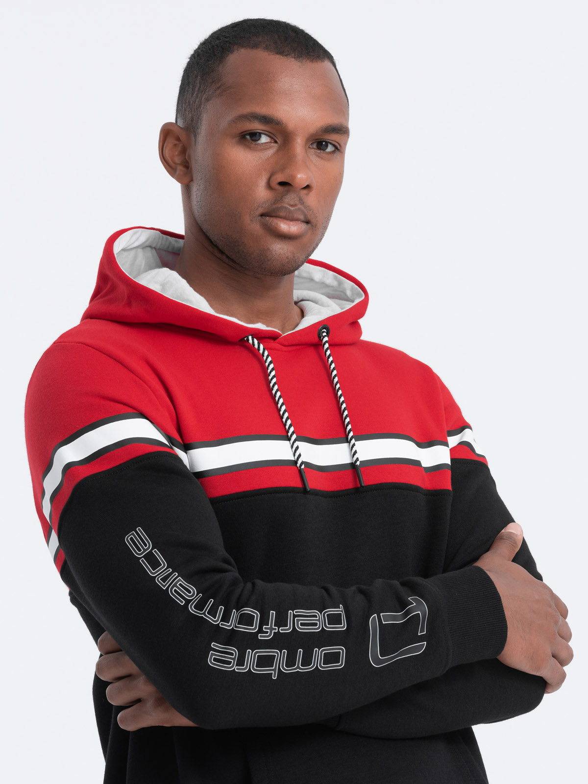 Herren Hoodie Ombre