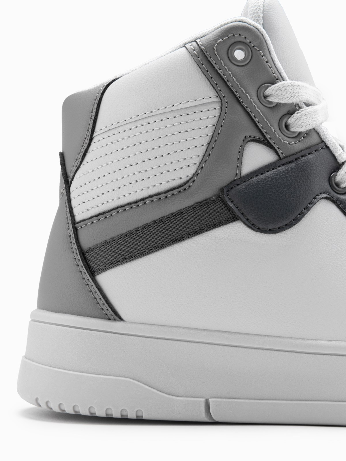 Ombre Insulated men&#039;s sneaker shoes with high upper - gray