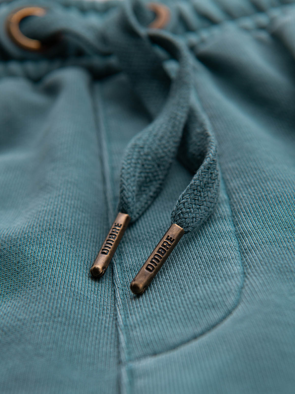 Ombre Men&#039;s RELAXED FIT athleisure style short sweat shorts - turquoise