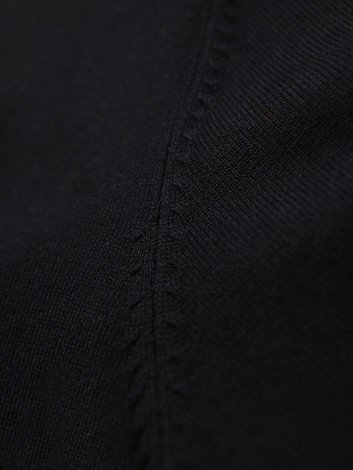 Ombre Monochrome knitted men&#039;s viscose cardigan - black