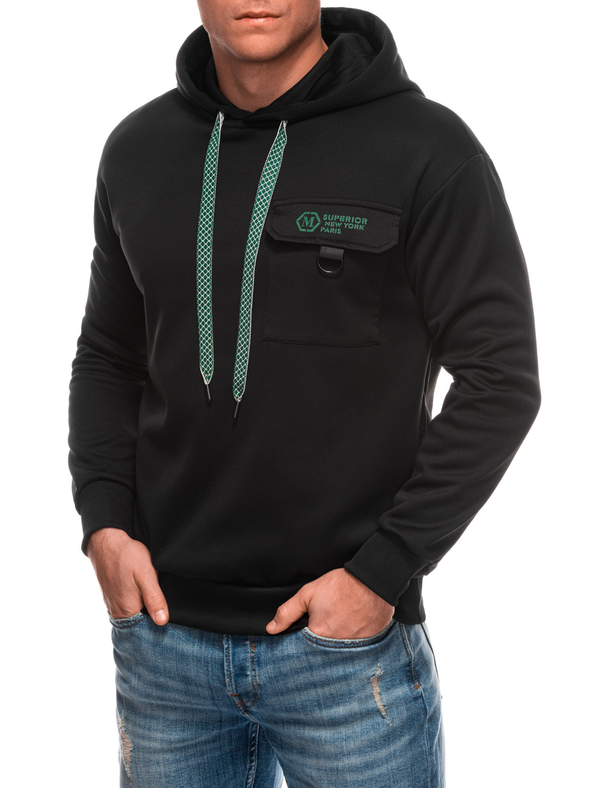 Edoti Mens zip-up sweatshirt