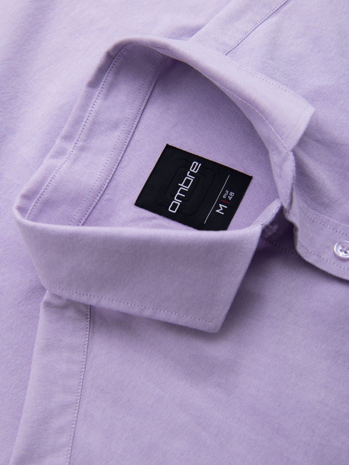 Ombre Men's cotton pastel oxford shirt - lavender