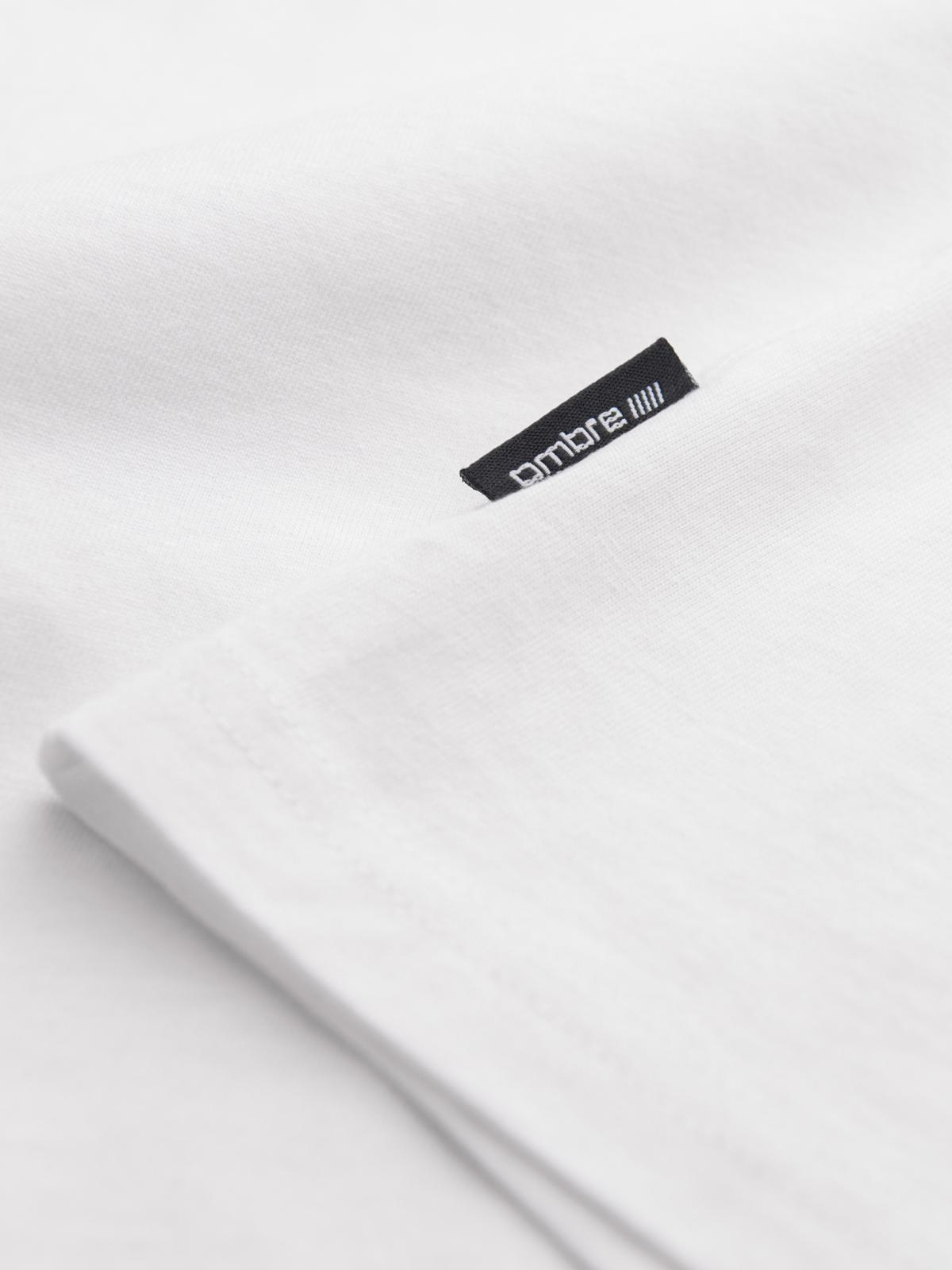 Ombre Men's BASIC cotton tank top - white