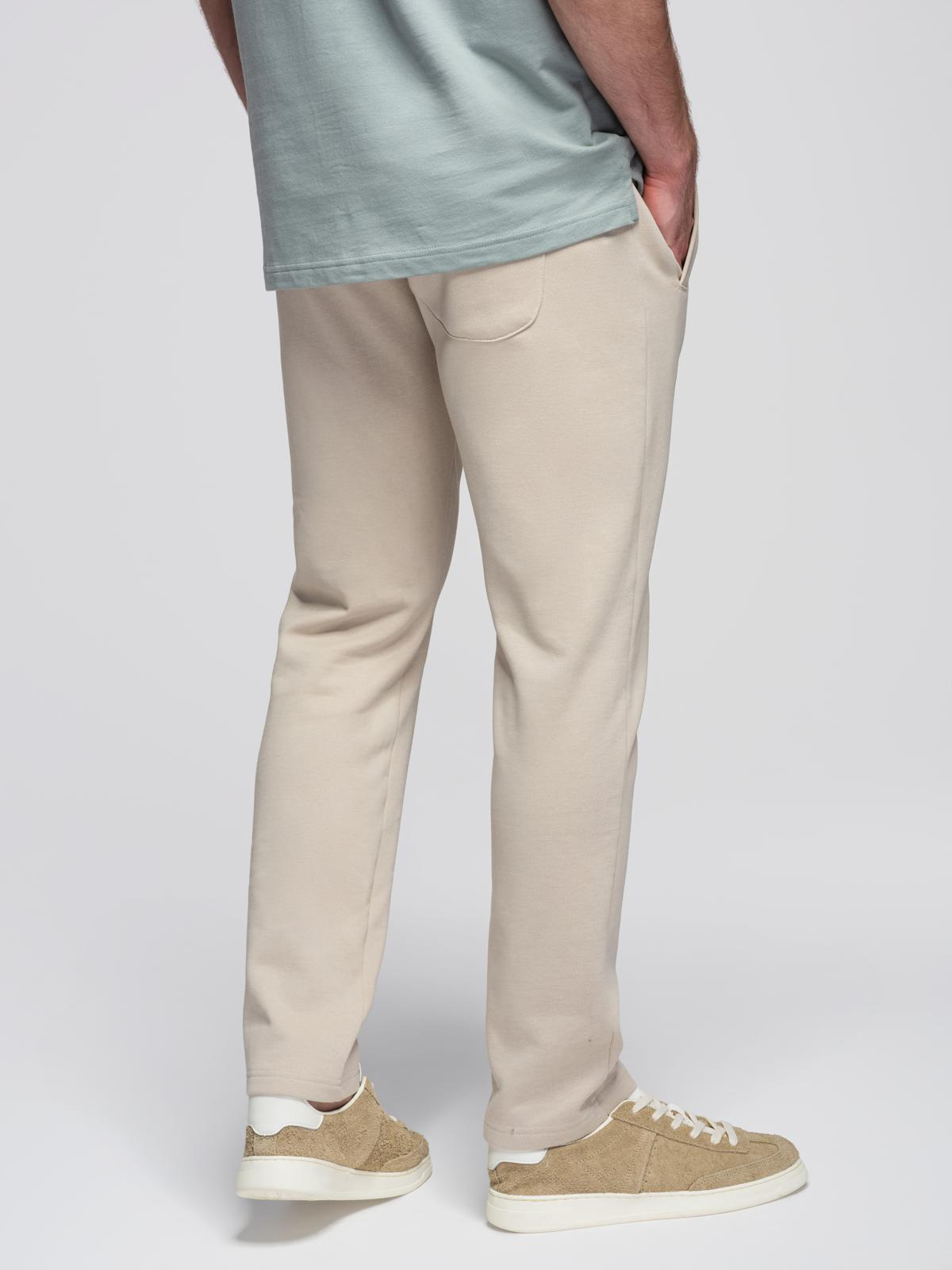Ombre Men&#039;s sweatpants with unlined leg - light beige