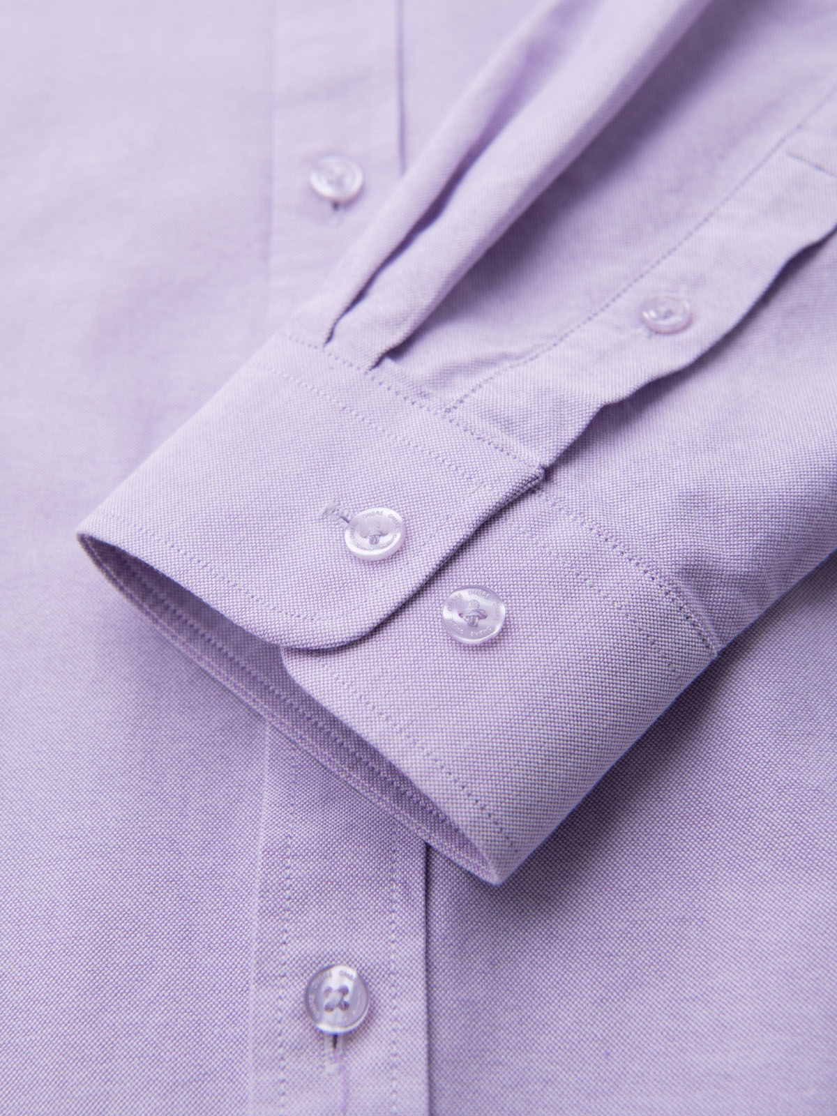 Ombre Men's cotton pastel oxford shirt - lavender
