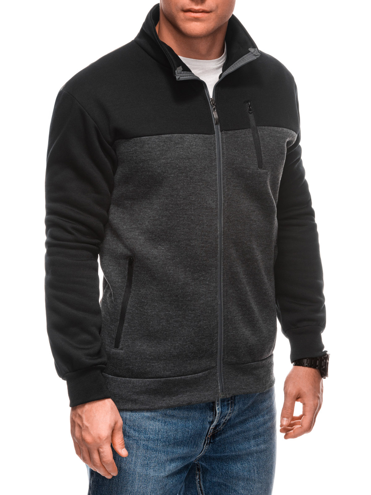 Edoti Men&#039;s hoodless sweatshirt