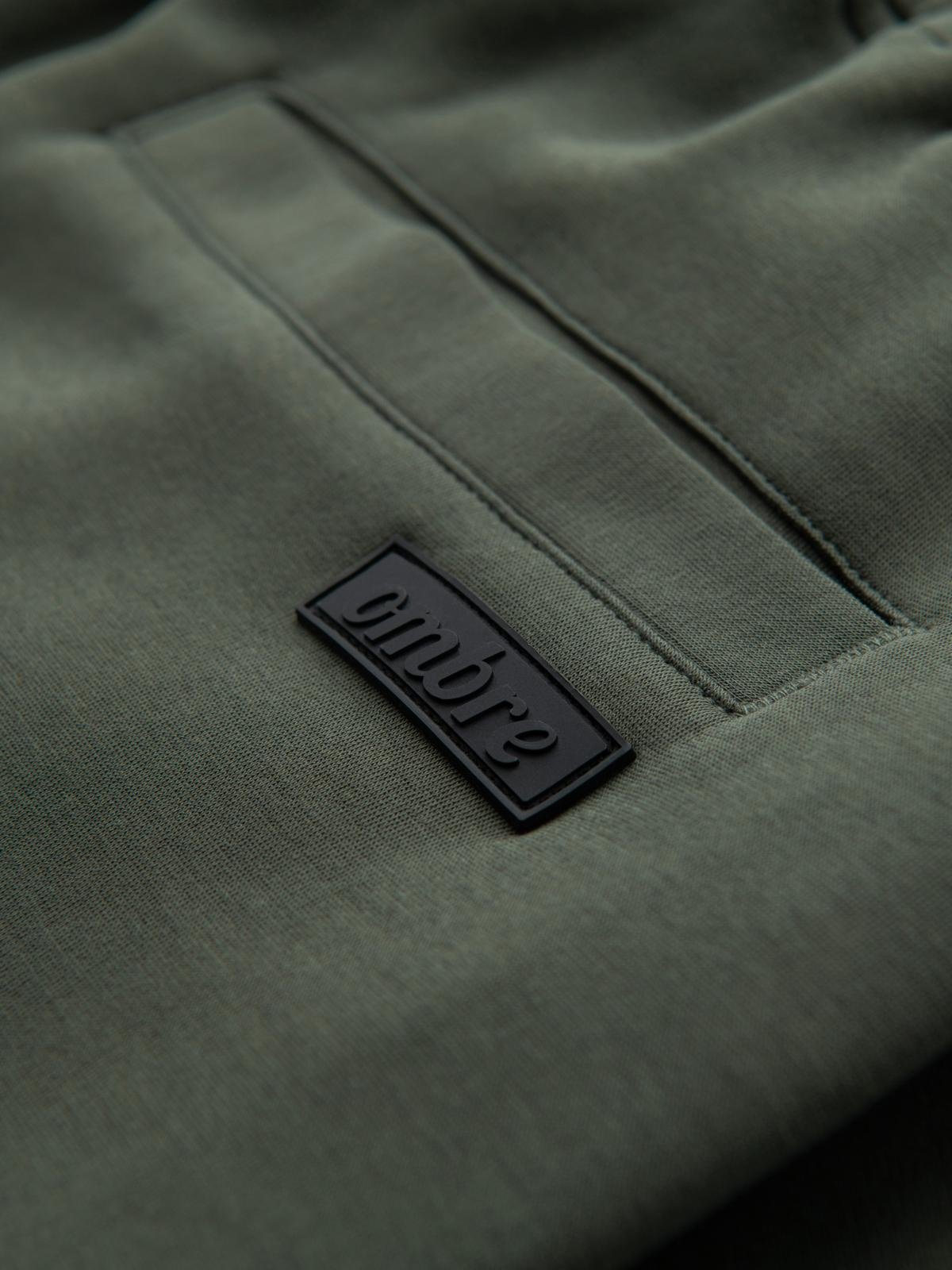 Pantaloni de trening Ombre pentru bărbați - măsliniu închis