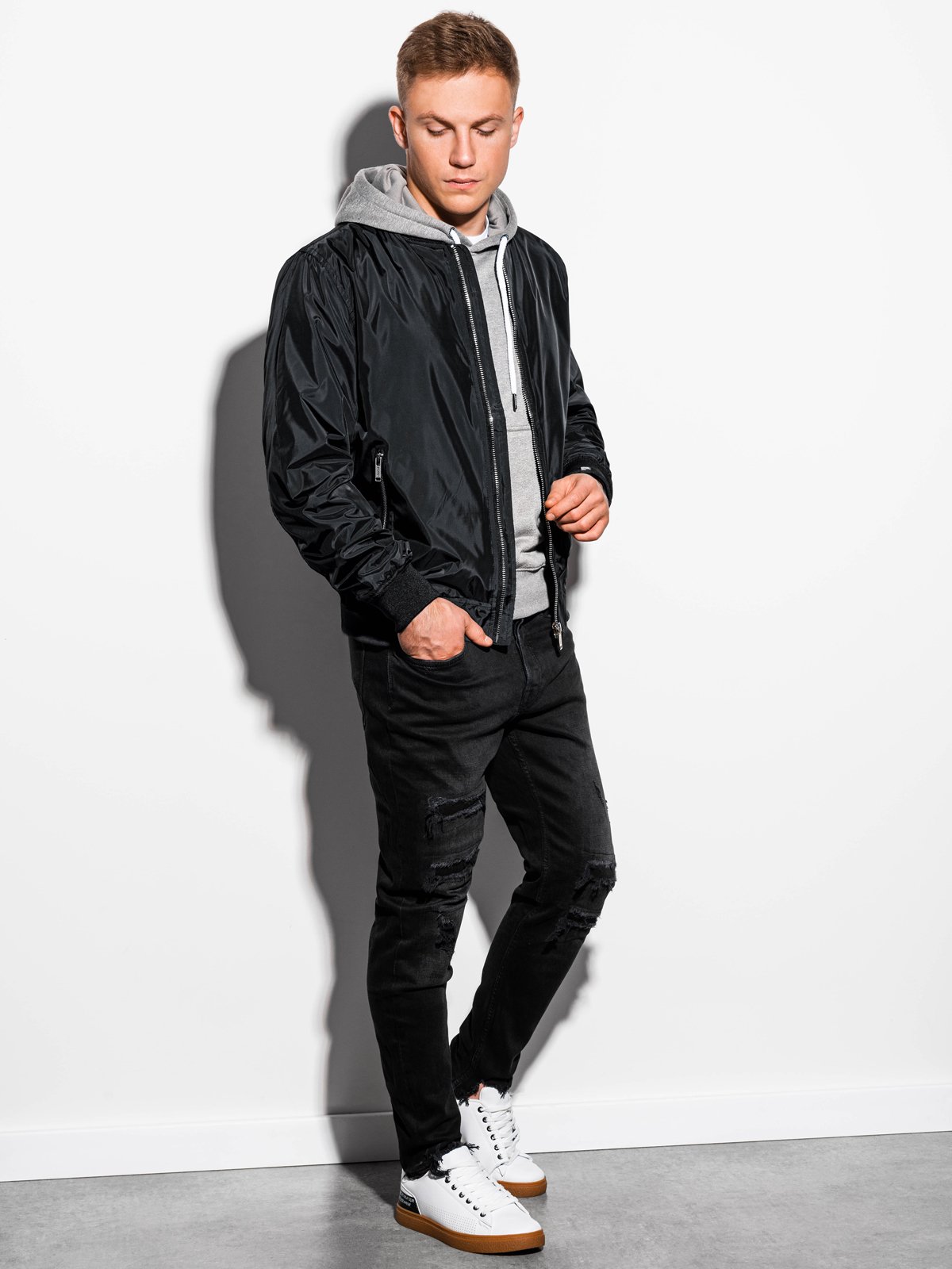 Geaca barbati, Ombre