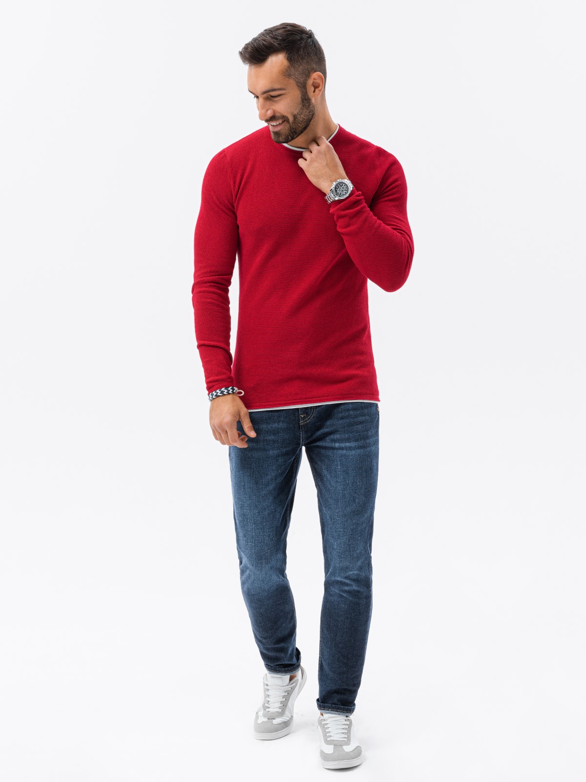 Pulover barbati, Ombre