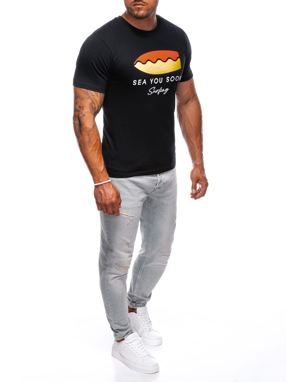 Edoti Men's printed t-shirt