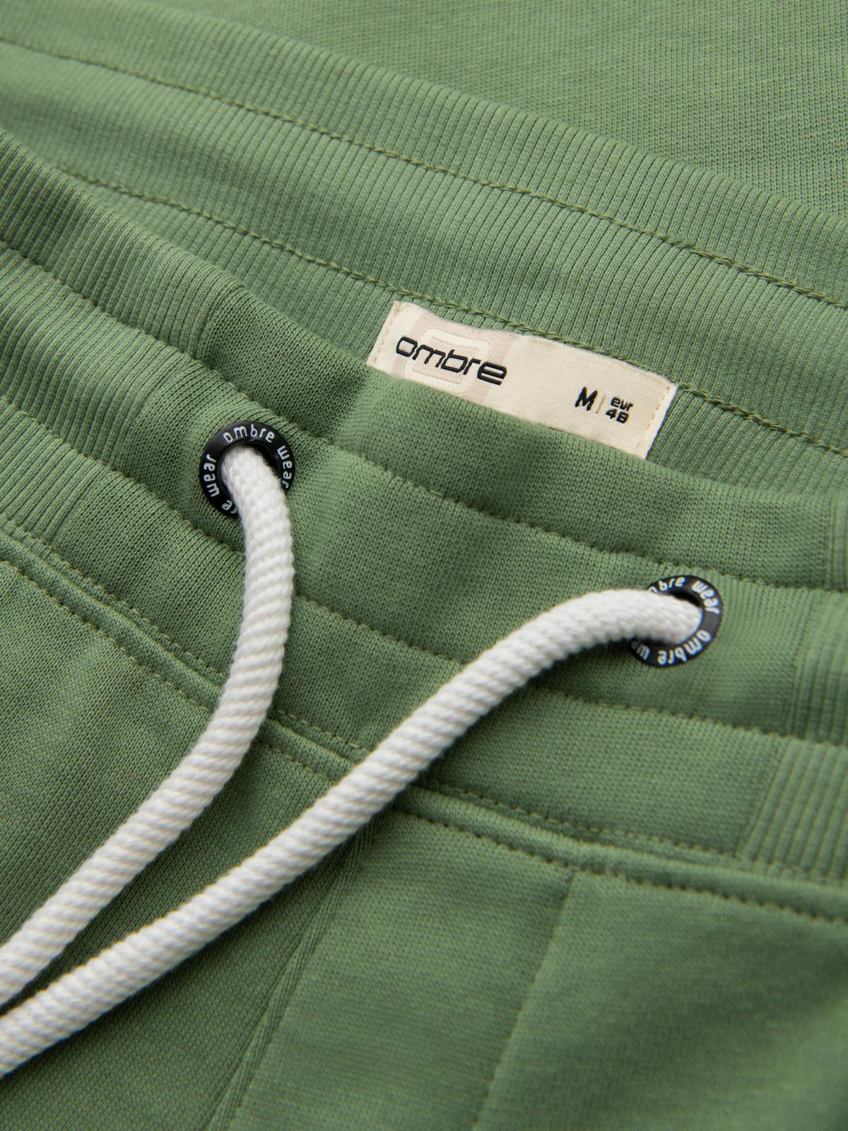 Ombre Men's sweatpants with unlined leg - green