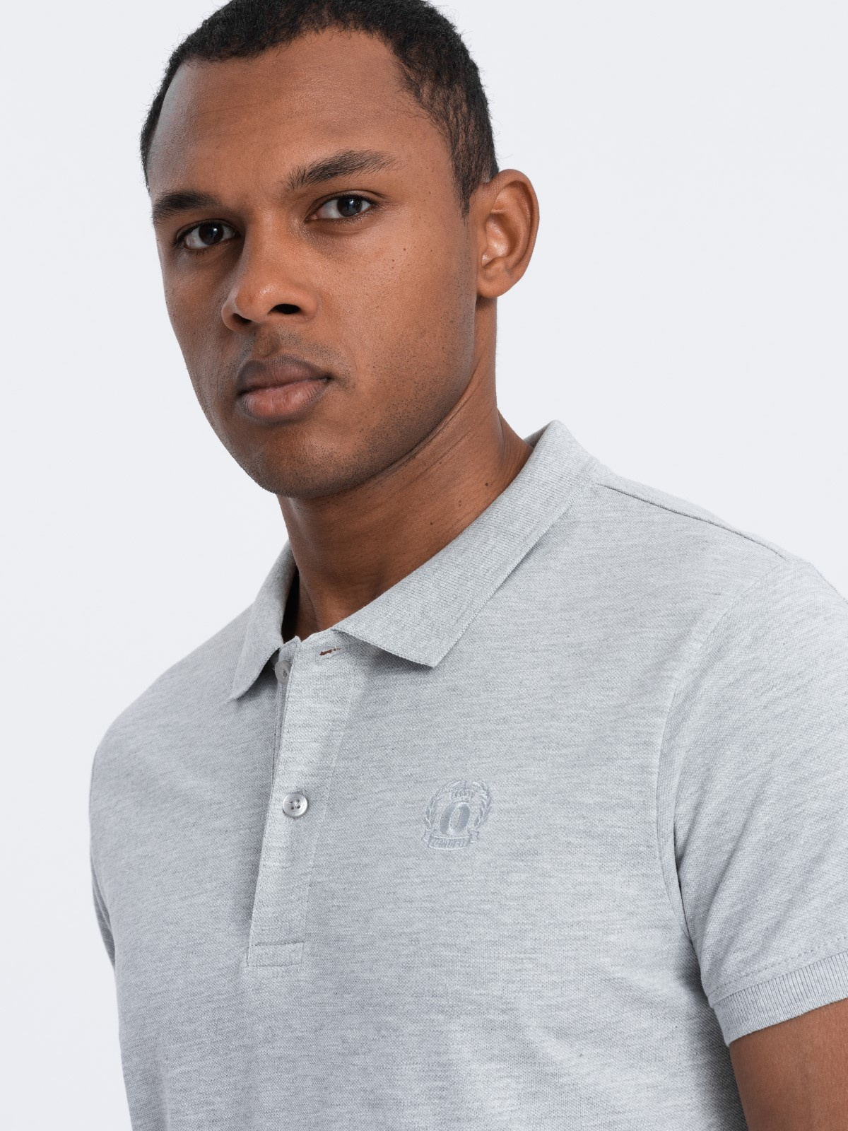 Ombre Men's Pique Knit Polo Shirt