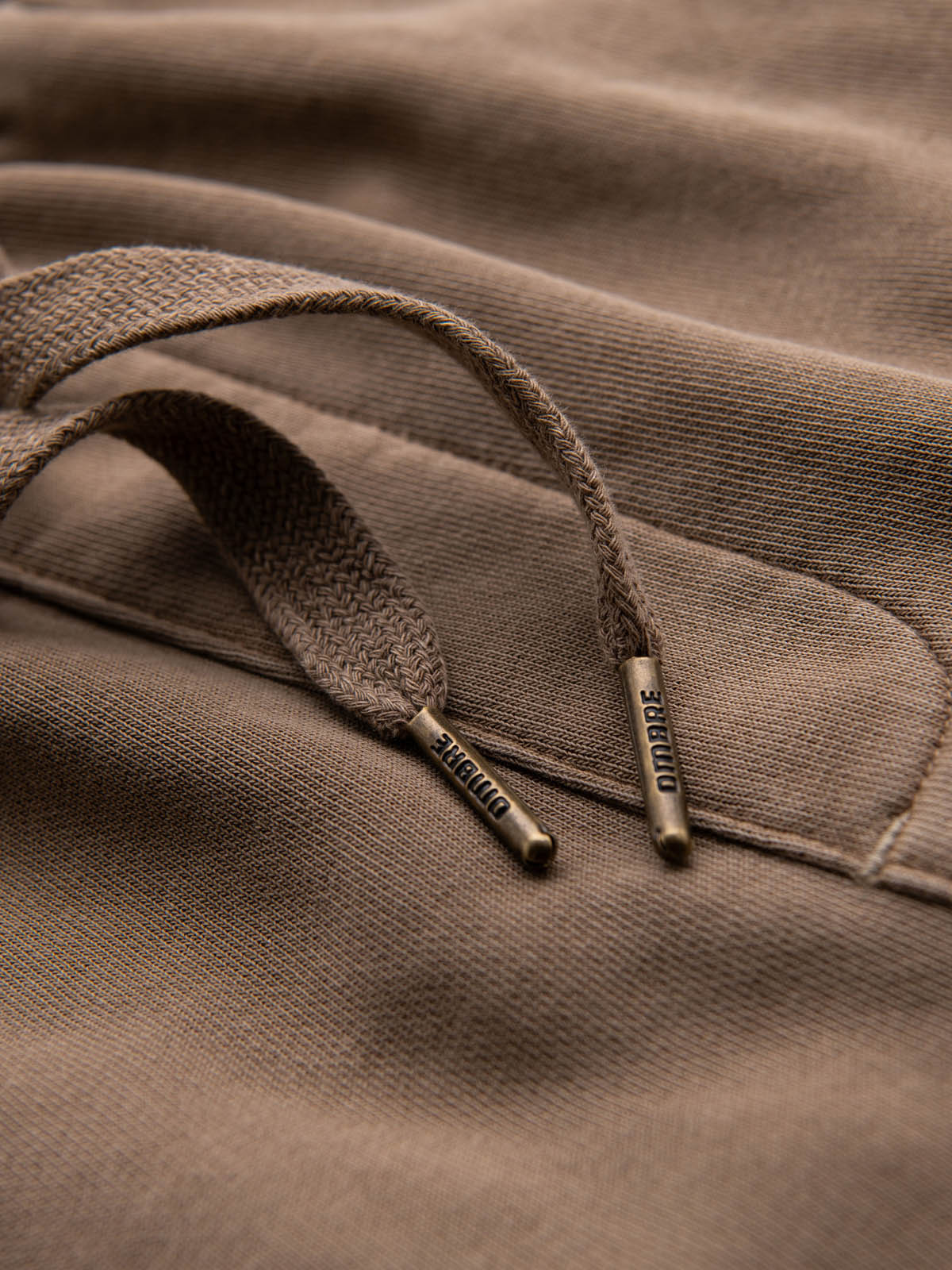 Ombre RELAXED FIT men&#039;s athleisure style short sweat shorts - light brown