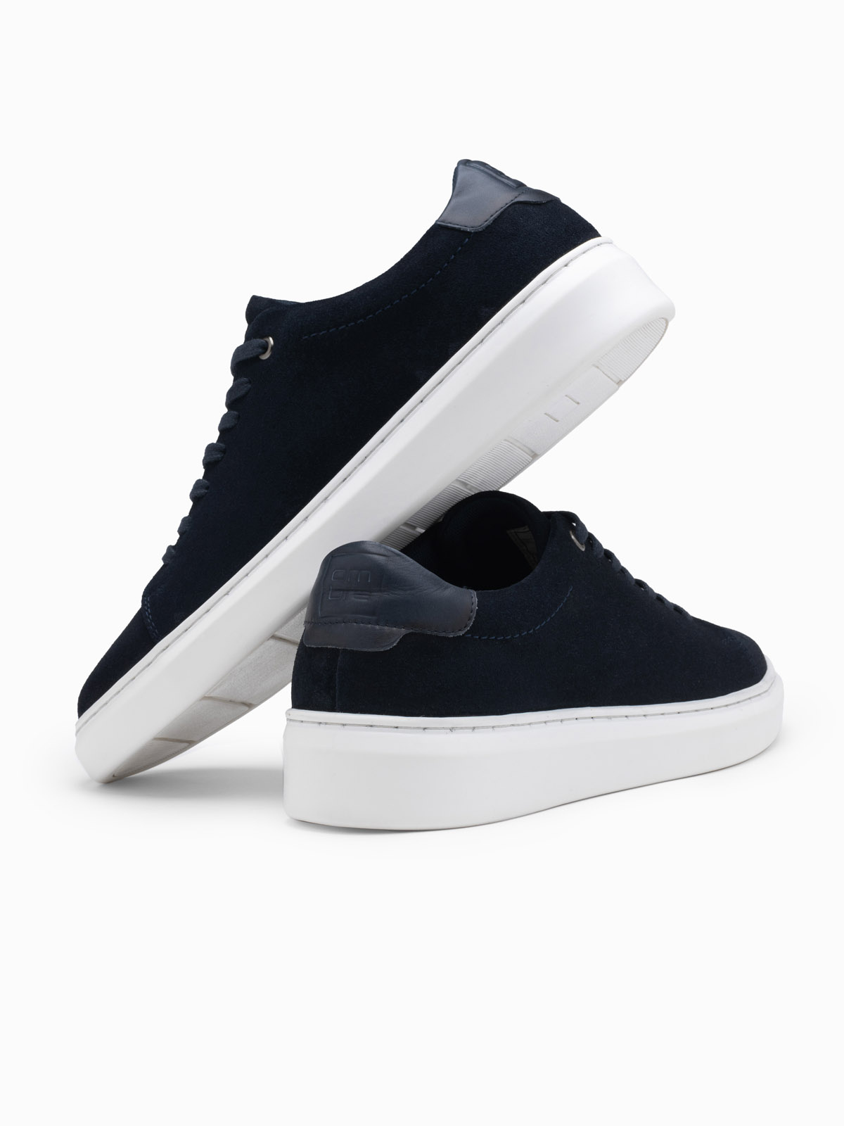 Ombre Classic men&#039;s soft suede sneaker shoes - navy blue