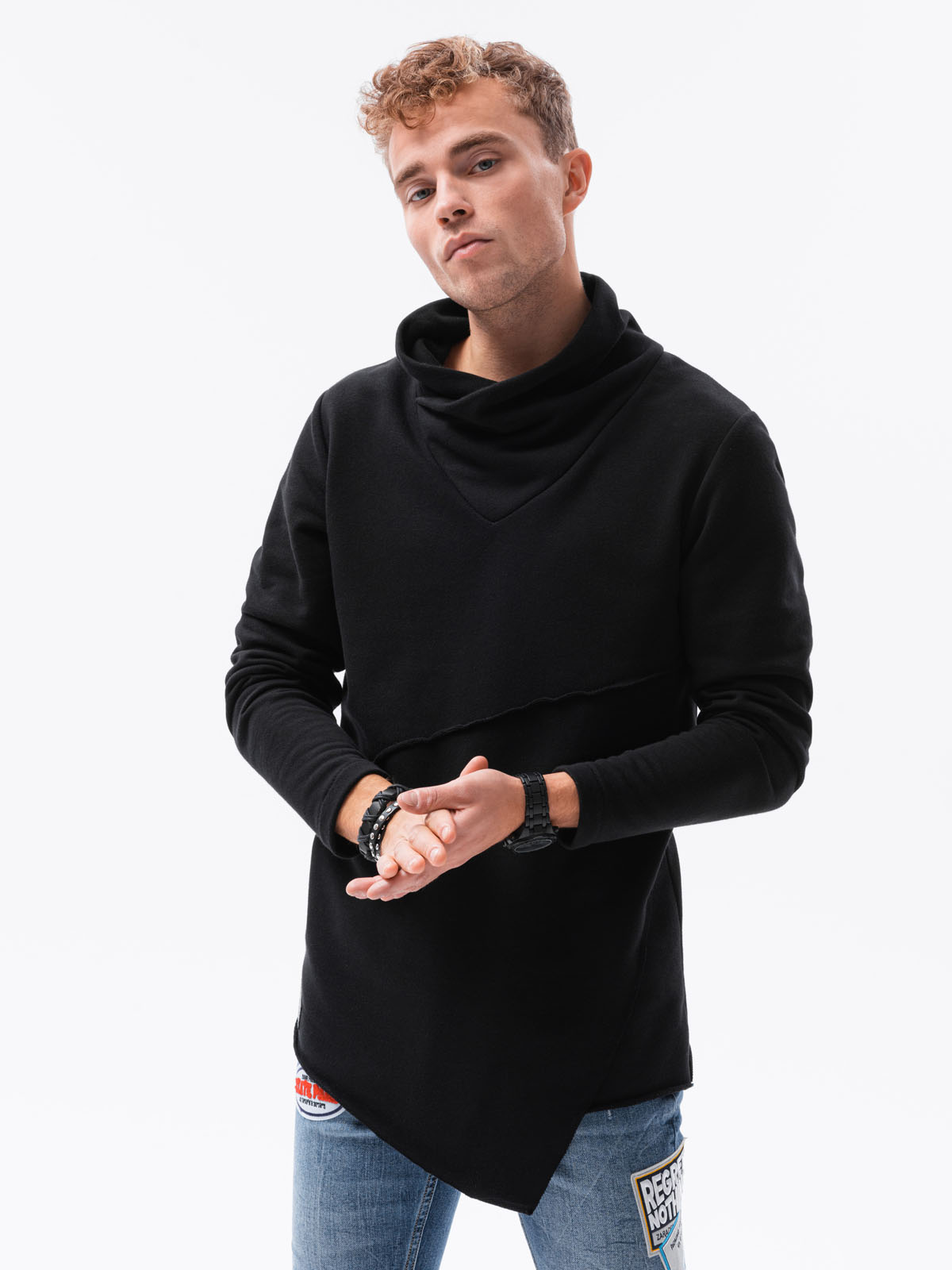 Levně Ombre Clothing Men's hooded sweatshirt Oslo