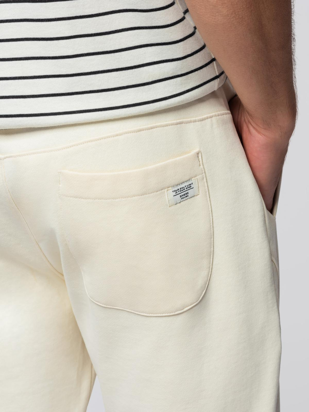 Ombre Men&#039;s jogger sweatpants - cream