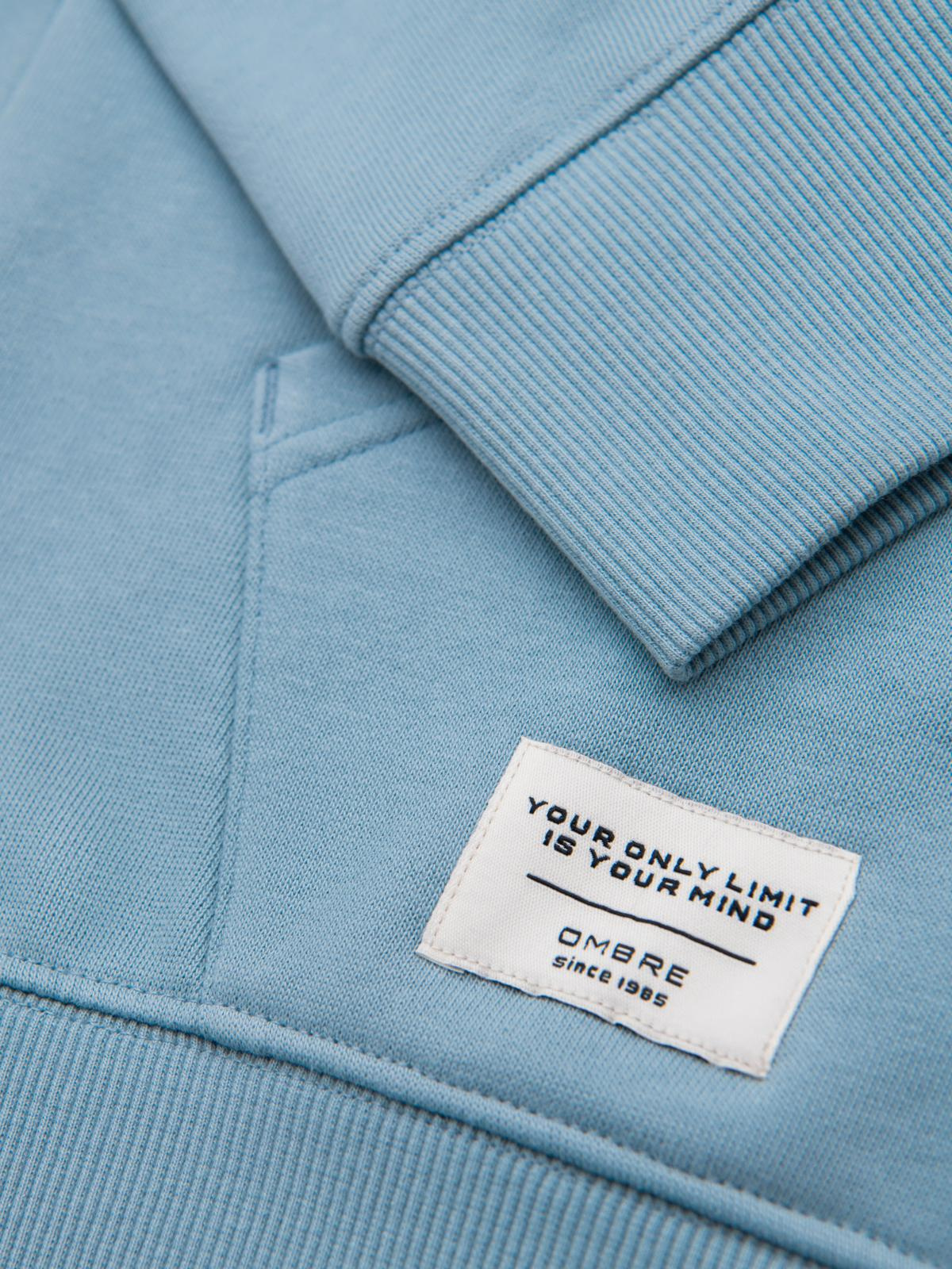 Ombre Men's BASIC kangaroo sweatshirt with hood