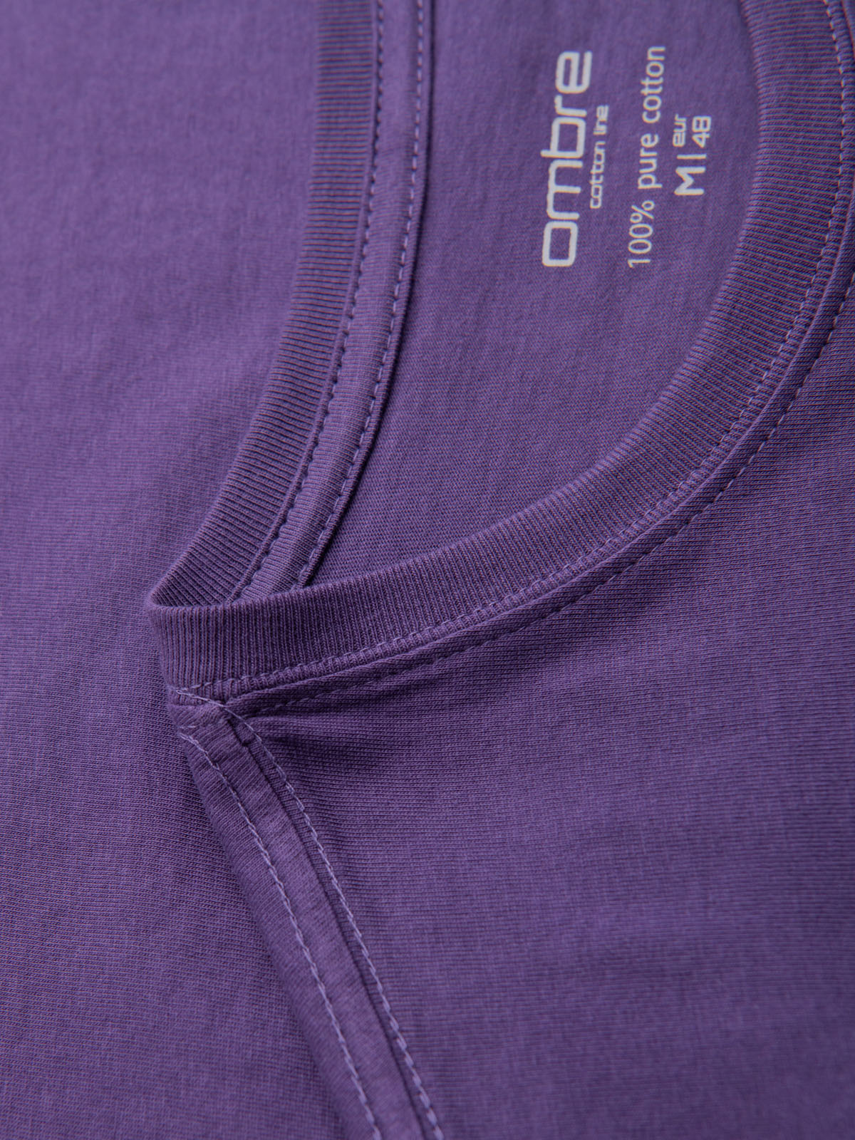 Ombre Men's classic cotton BASIC T-shirt - purple