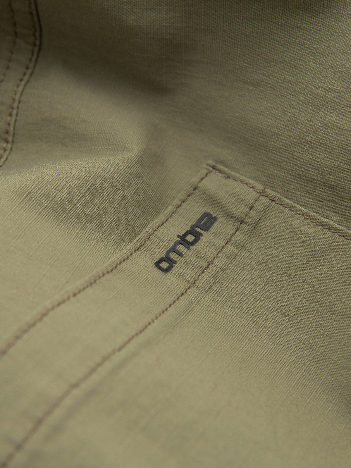 Ombre Men&#039;s JOGGER pants with zippered cargo pockets - light olive