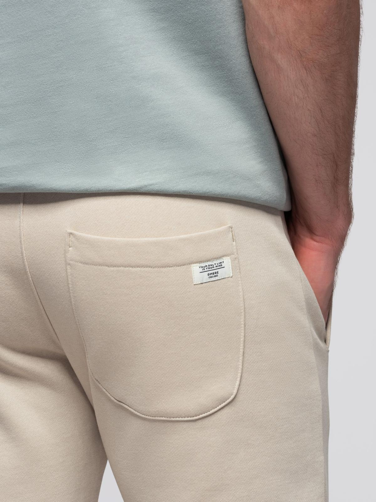Ombre Men&#039;s sweatpants with unlined leg - light beige