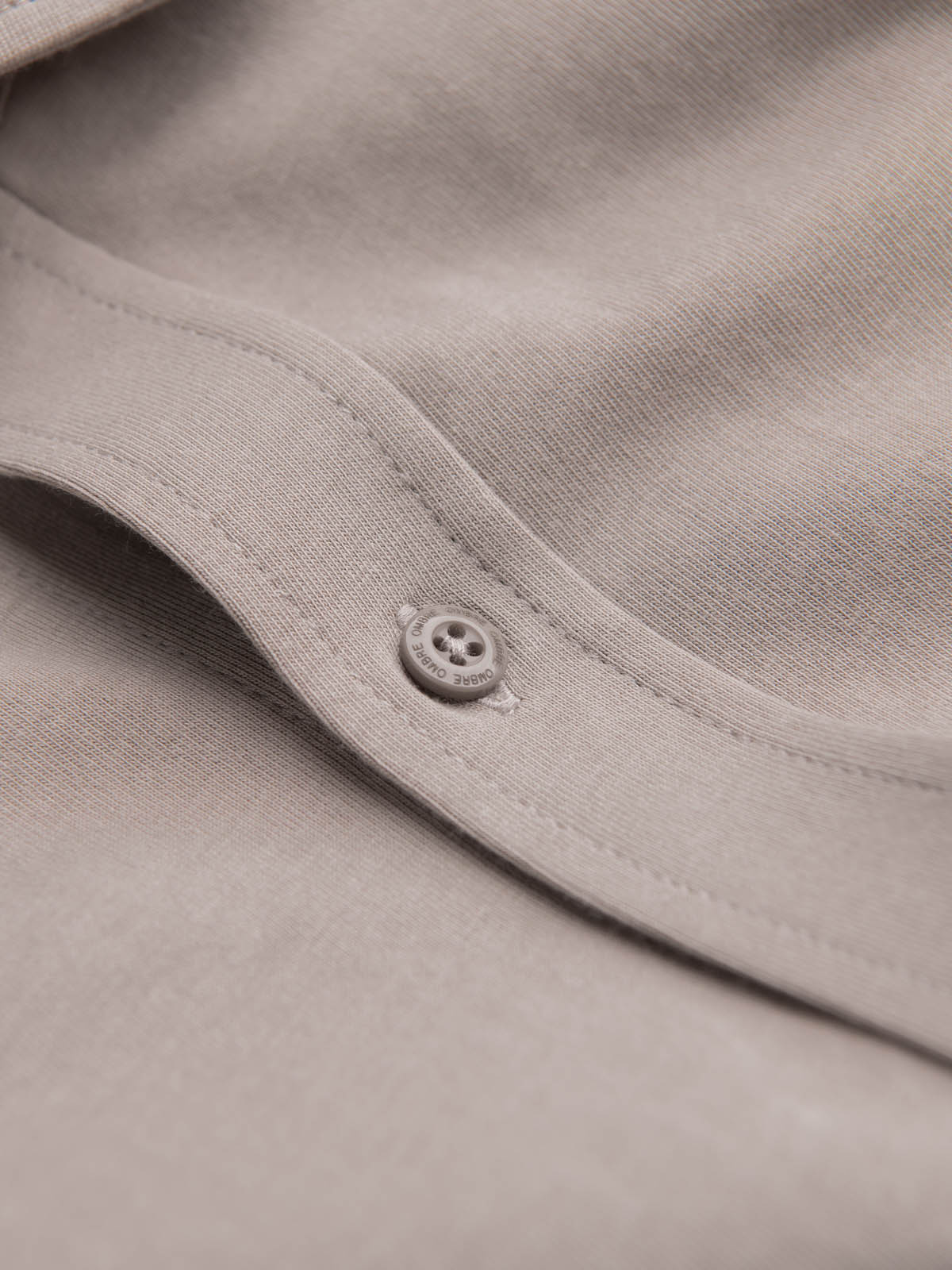 Ombre Men&#039;s REGULAR cotton single jersey knit shirt - ash