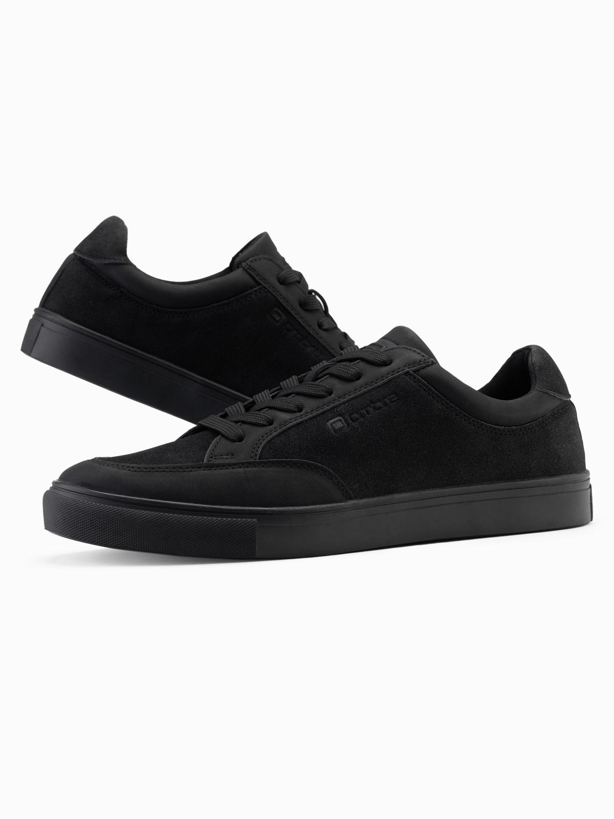 Ombre Monochromatic men&#039;s streetwear style shoes - black