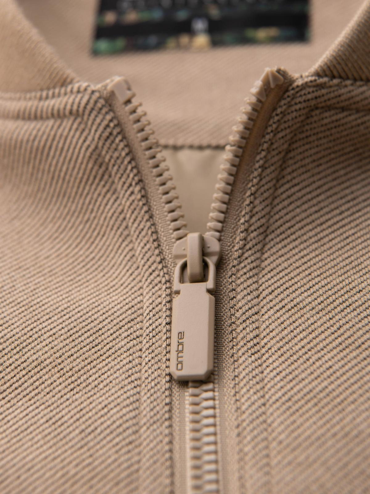 Ombre Men&#039;s raglan sleeve bomber jacket - warm beige