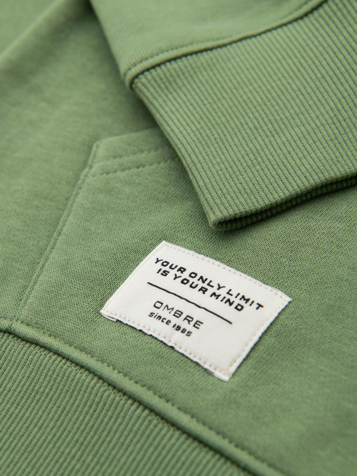 Ombre Men&#039;s BASIC kangaroo sweatshirt with hood