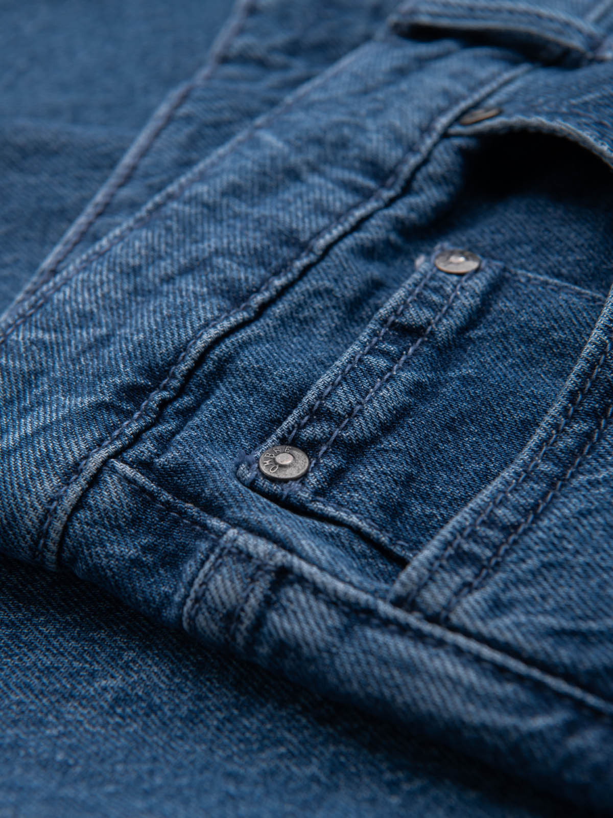 Ombre Marbled men&#039;s denim pants CARROT FIT - dark blue