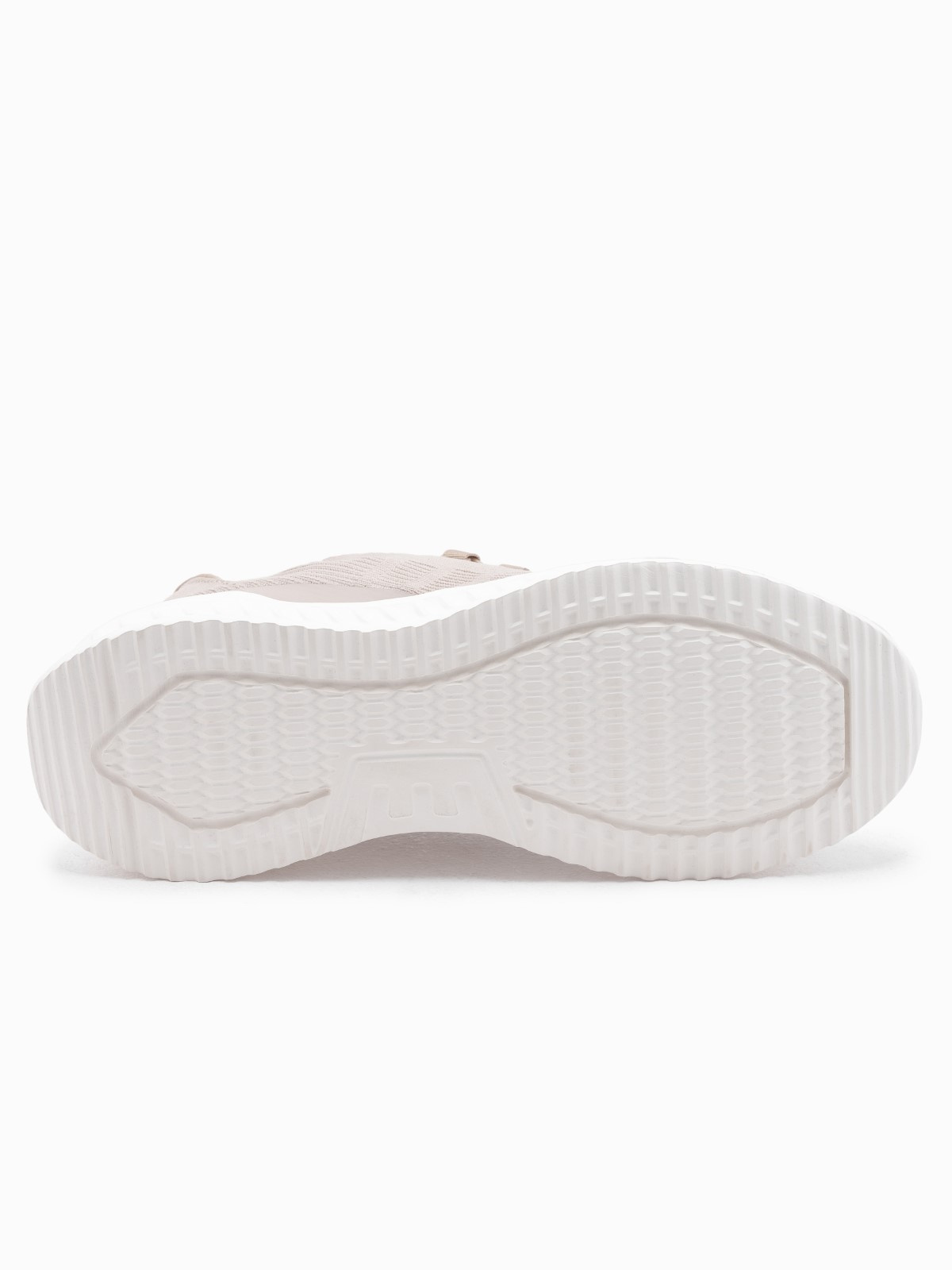 Ombre Men&#039;s slip-on sneaker shoes made of lightweight materials - beige