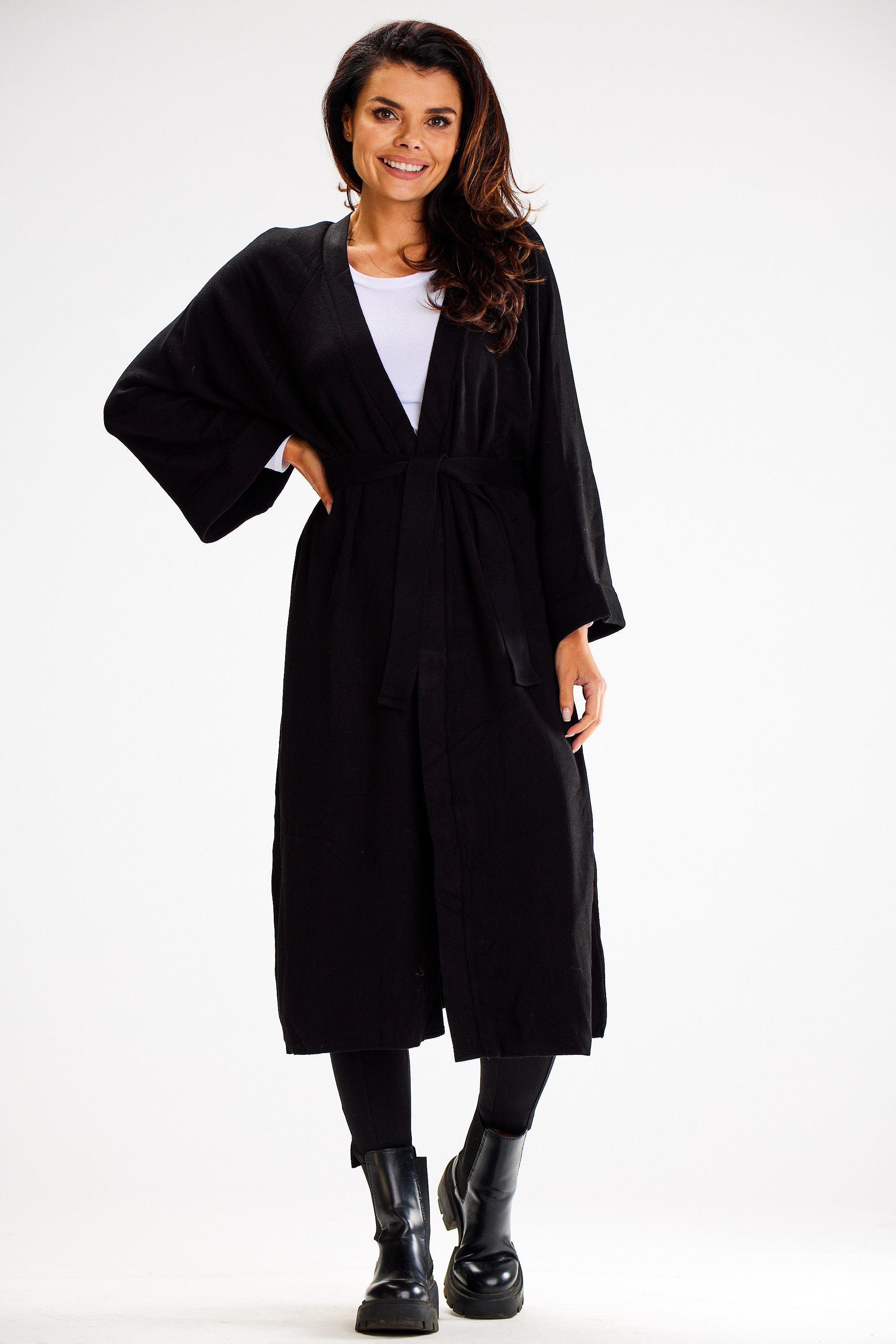 Awama Woman's Cardigan A617 Black
