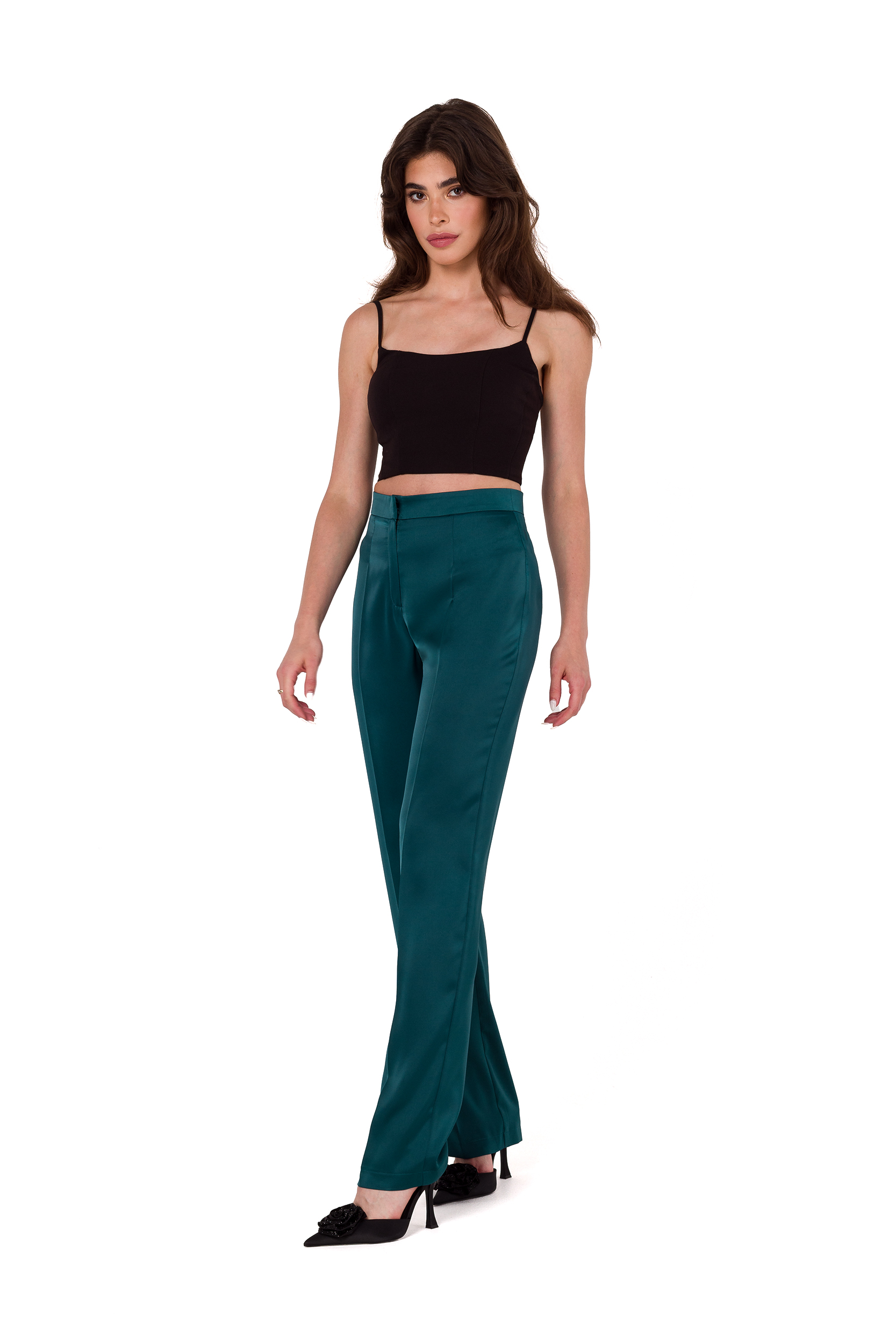 Makover Woman's Trousers K174