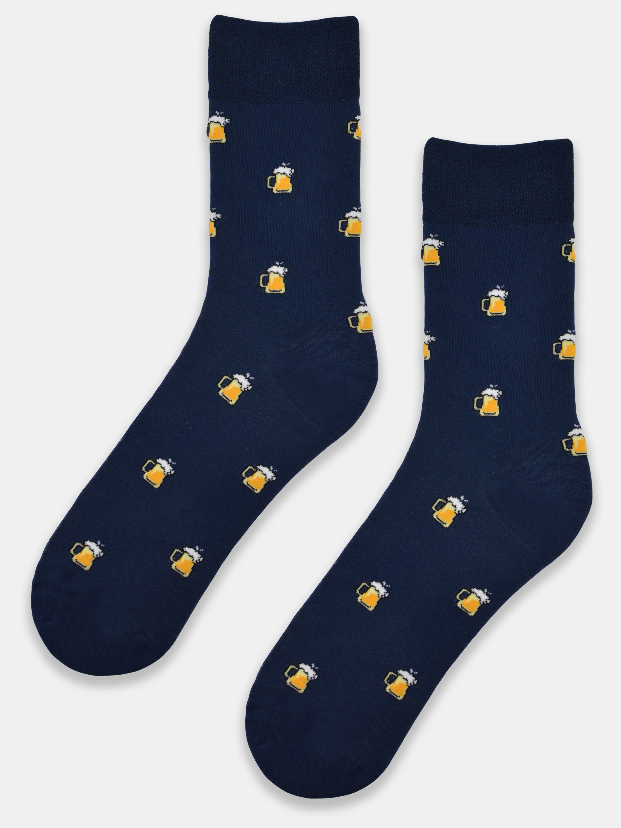 NOVITI Unisex's Socks SB002-U-16 Navy Blue