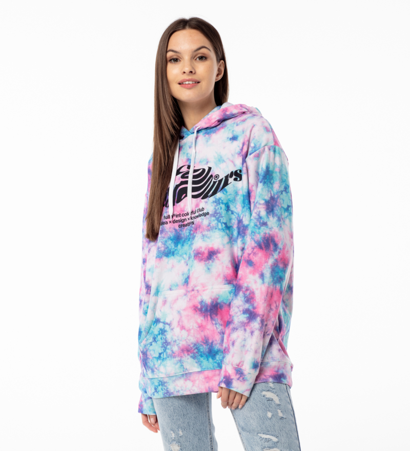 Mr. GUGU & Miss GO Woman's Just Colours Hoodie OVS-FM 2400