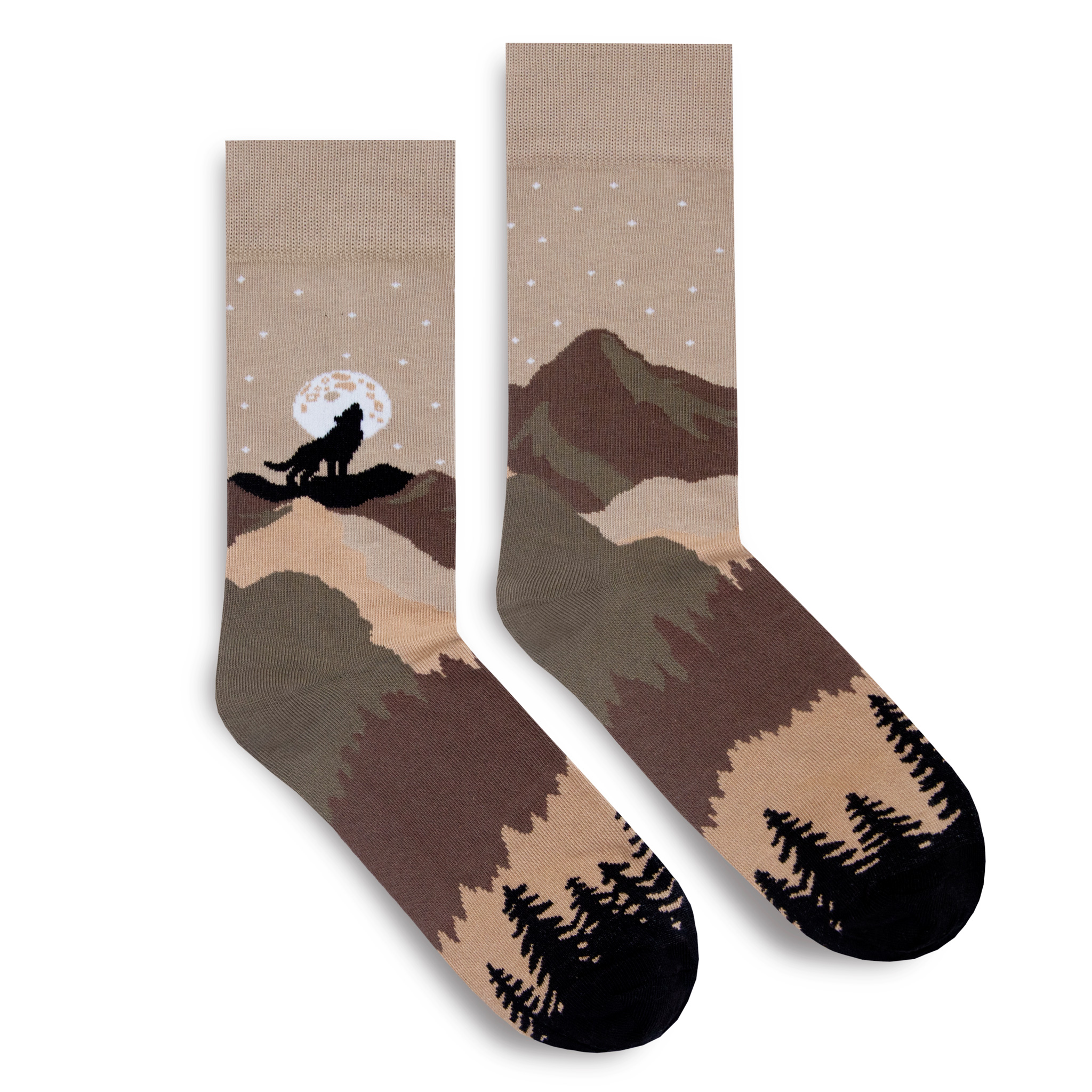 Levně Banana Socks Unisex's Socks Classic Wolf