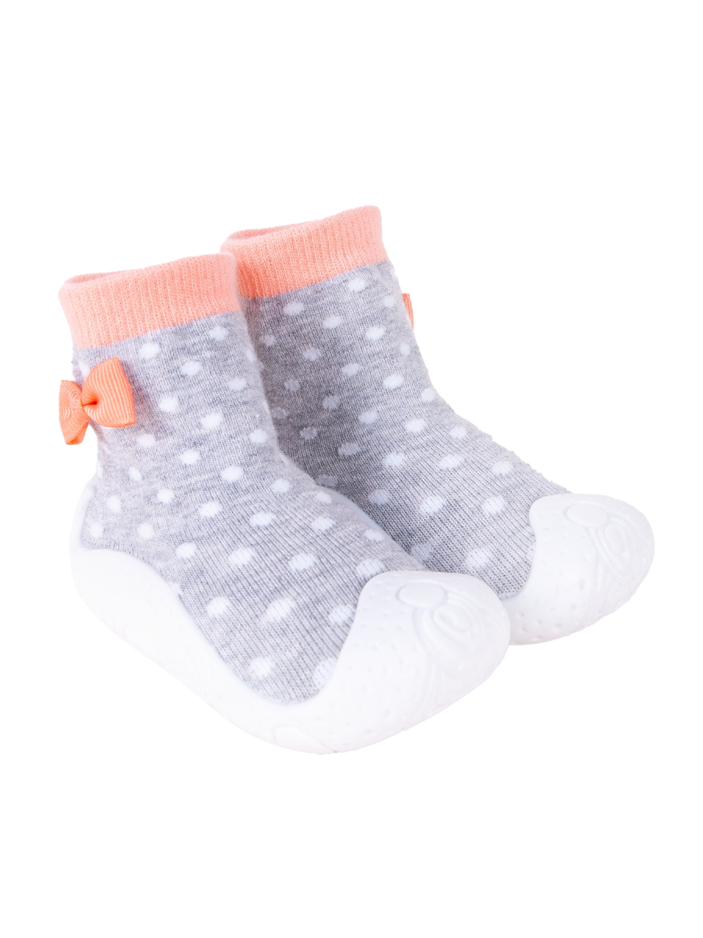 Levně Yoclub Kids's Baby Girls' Anti-skid Socks With Rubber Sole OBO-0135G-AA0B