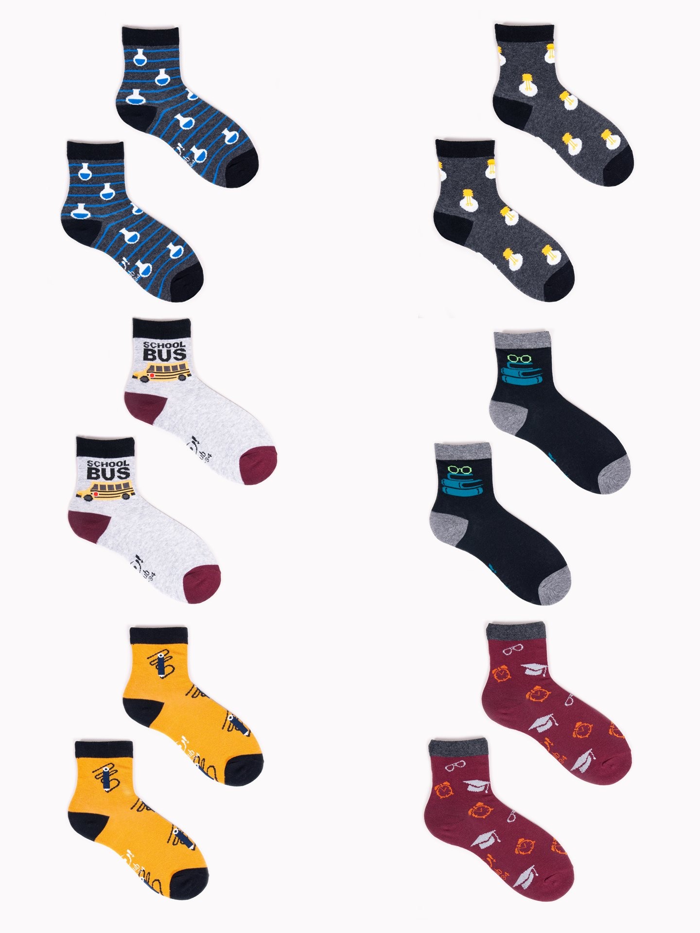 Yoclub Kids's 6Pack Socks SKA-0037C-AA00